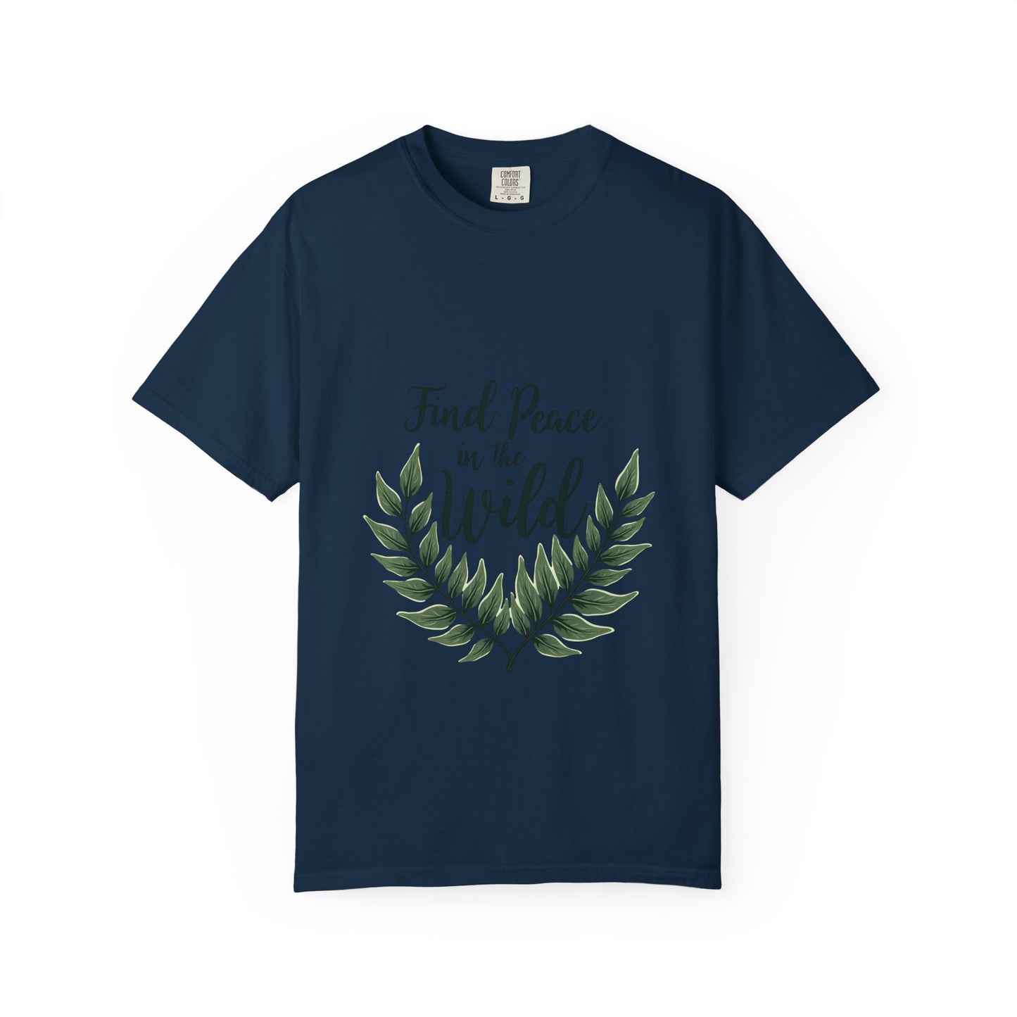 Unisex Peaceful Nature T-Shirt - Find Peace in the Wild, Eco-Friendly Gift, Nature Lover Apparel, Casual Wear, Outdoor Events