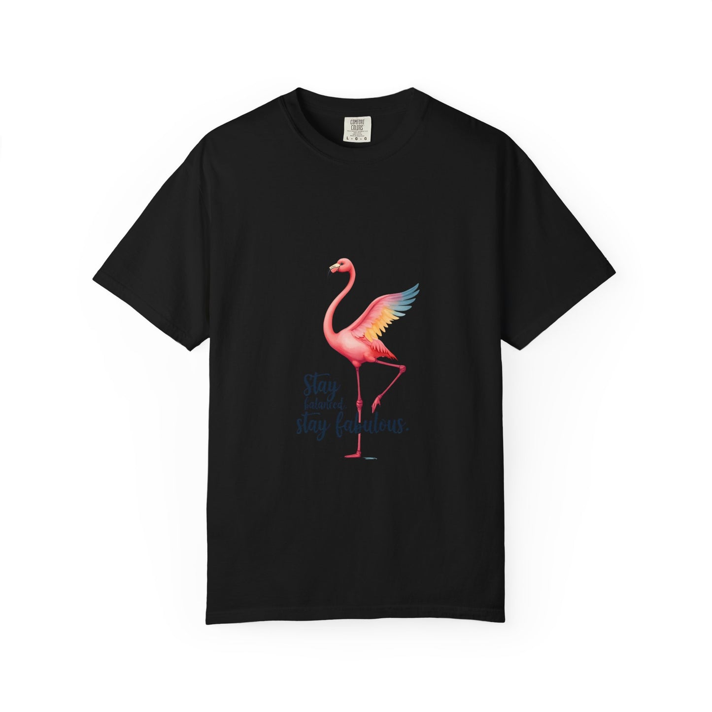 Flamingo Graphic T-Shirt, Stay Fabulous Tee, Summer Casual Wear, Gift for Her, Trendy Vacation Shirt, Cute Beach Outfit