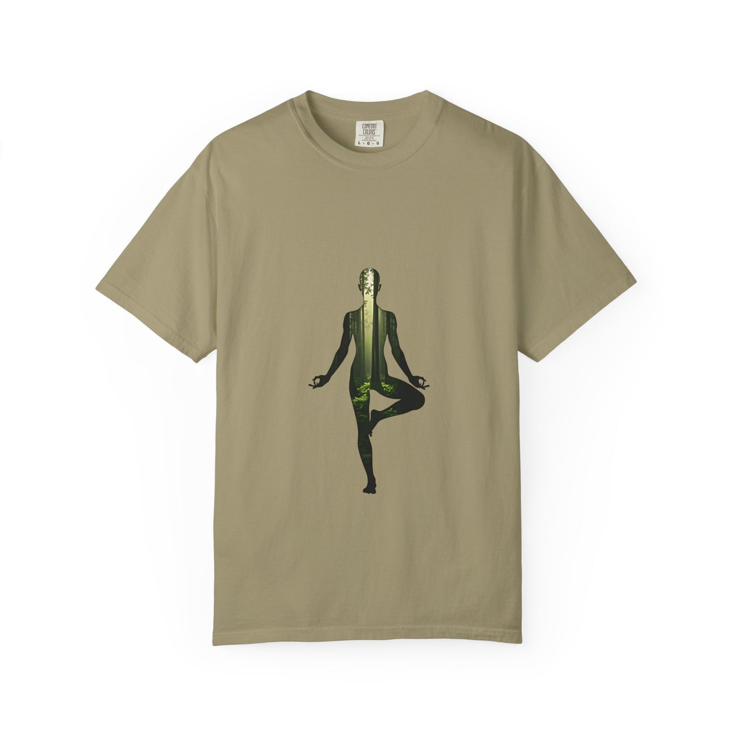 Unisex Yoga Meditation T-Shirt, Relaxed Fit Tee, Mindfulness Apparel, Gift for Yogis, Spiritual Fashion, Wellness Clothing