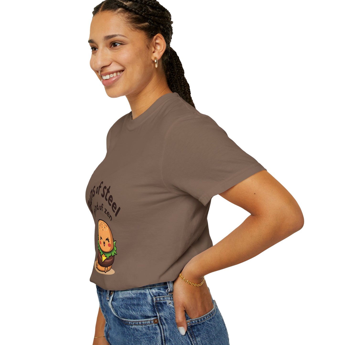 Buns of Steel T-Shirt, Cute Fitness Shirt, Unisex Graphic Tee, Gift for Foodies, Motivational T-Shirt, Comfortable Wear