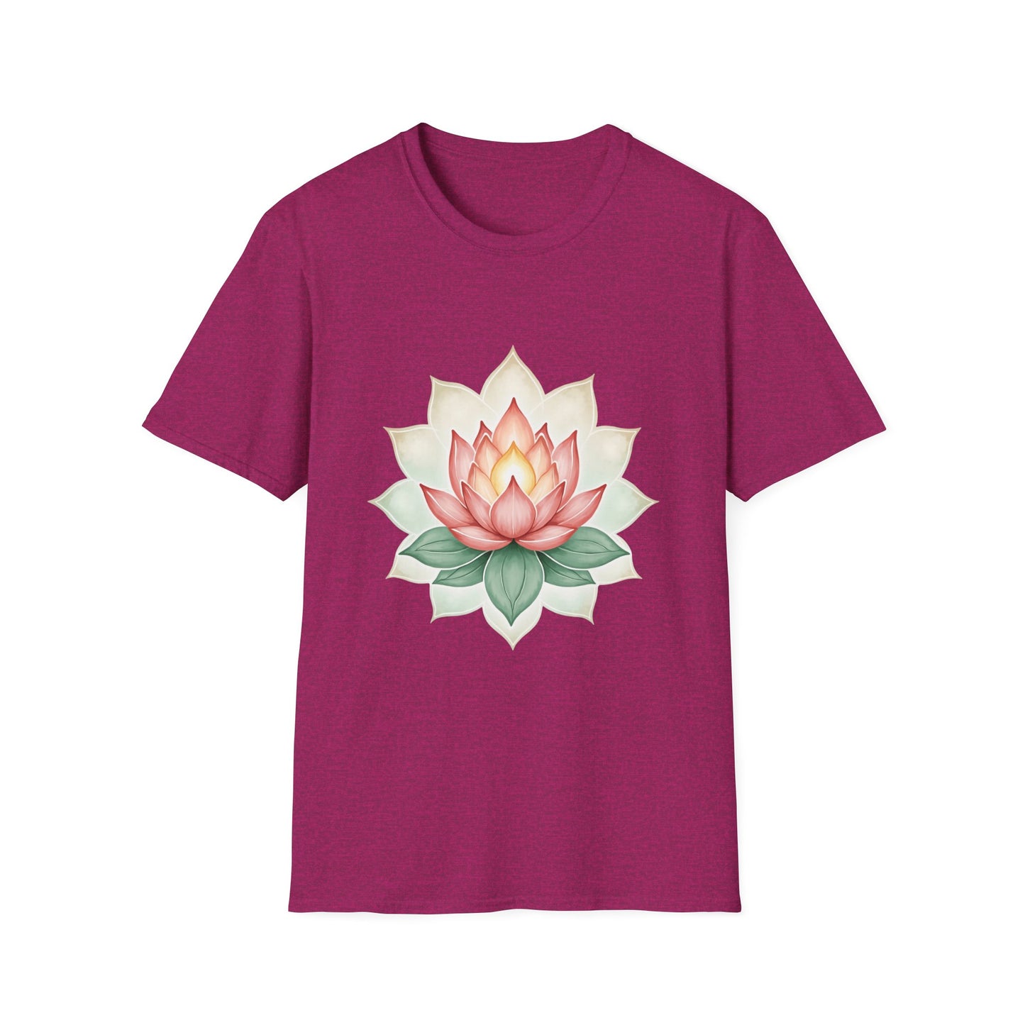 Lotus Mandala T-Shirt for Yoga Enthusiasts