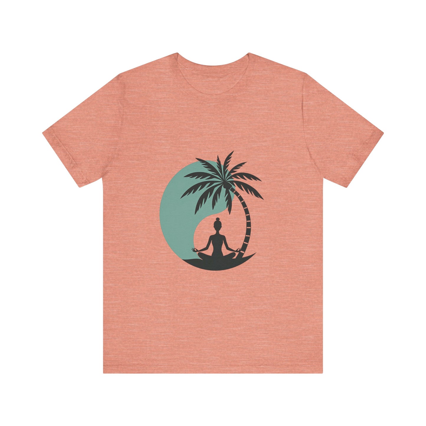 Mindful Beach Vibes Unisex Tee - Palm Tree Design T-Shirt
