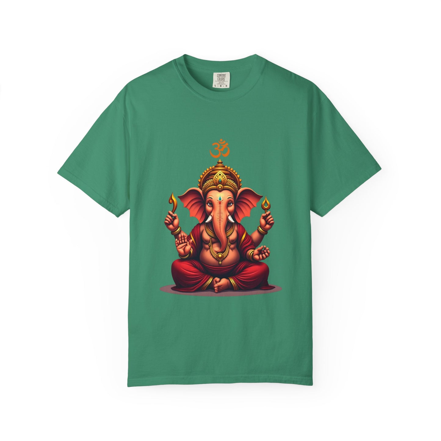Ganesh Spiritual Unisex T-shirt, Eco-Friendly Tee, Yoga Apparel, Meditation Gift, Bohemian Style