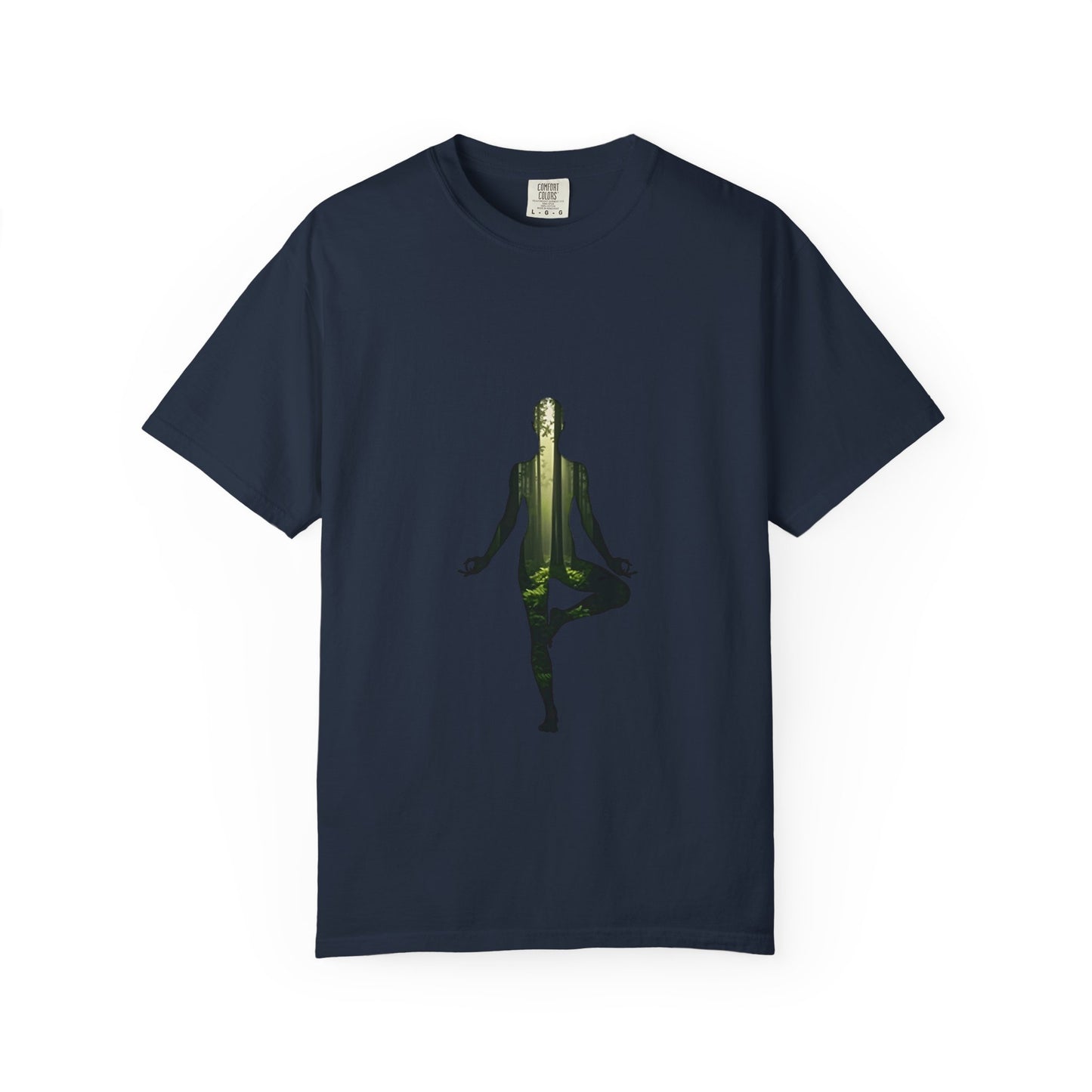 Unisex Yoga Meditation T-Shirt, Relaxed Fit Tee, Mindfulness Apparel, Gift for Yogis, Spiritual Fashion, Wellness Clothing