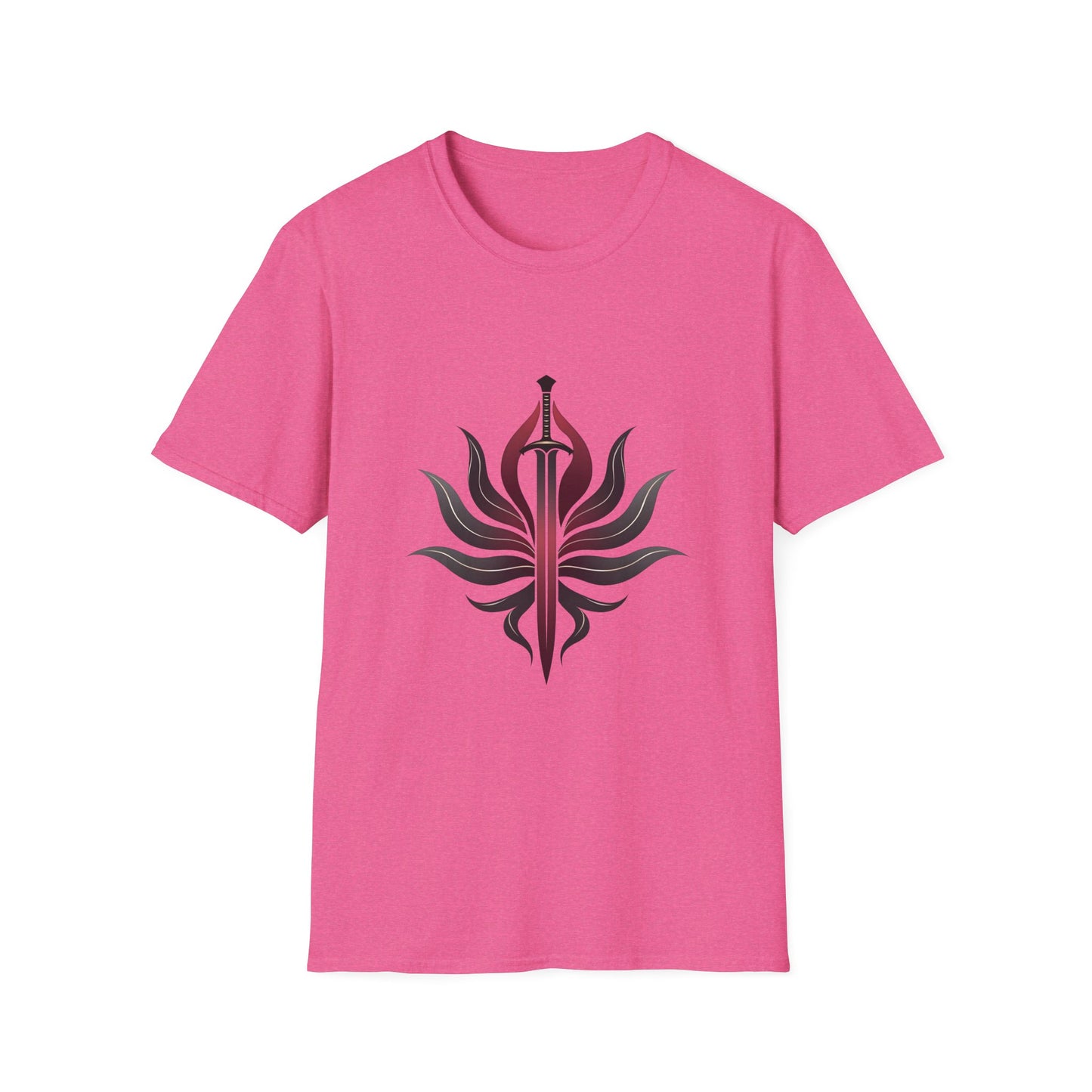 Stylish Unisex Graphic Tee with Sword Design, Casual Wear, Perfect for Gamers, Unique Gift for Birthdays, Summer Festivals