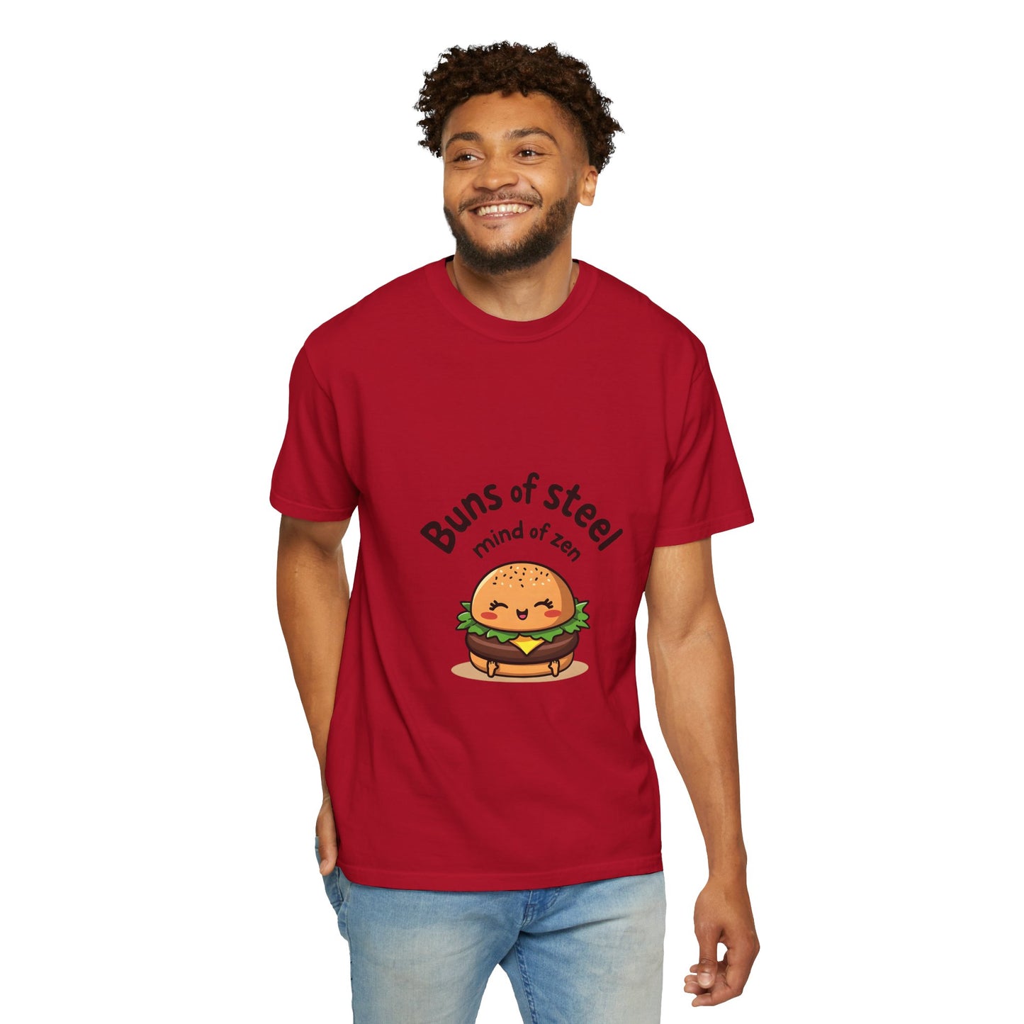 Buns of Steel T-Shirt, Cute Fitness Shirt, Unisex Graphic Tee, Gift for Foodies, Motivational T-Shirt, Comfortable Wear