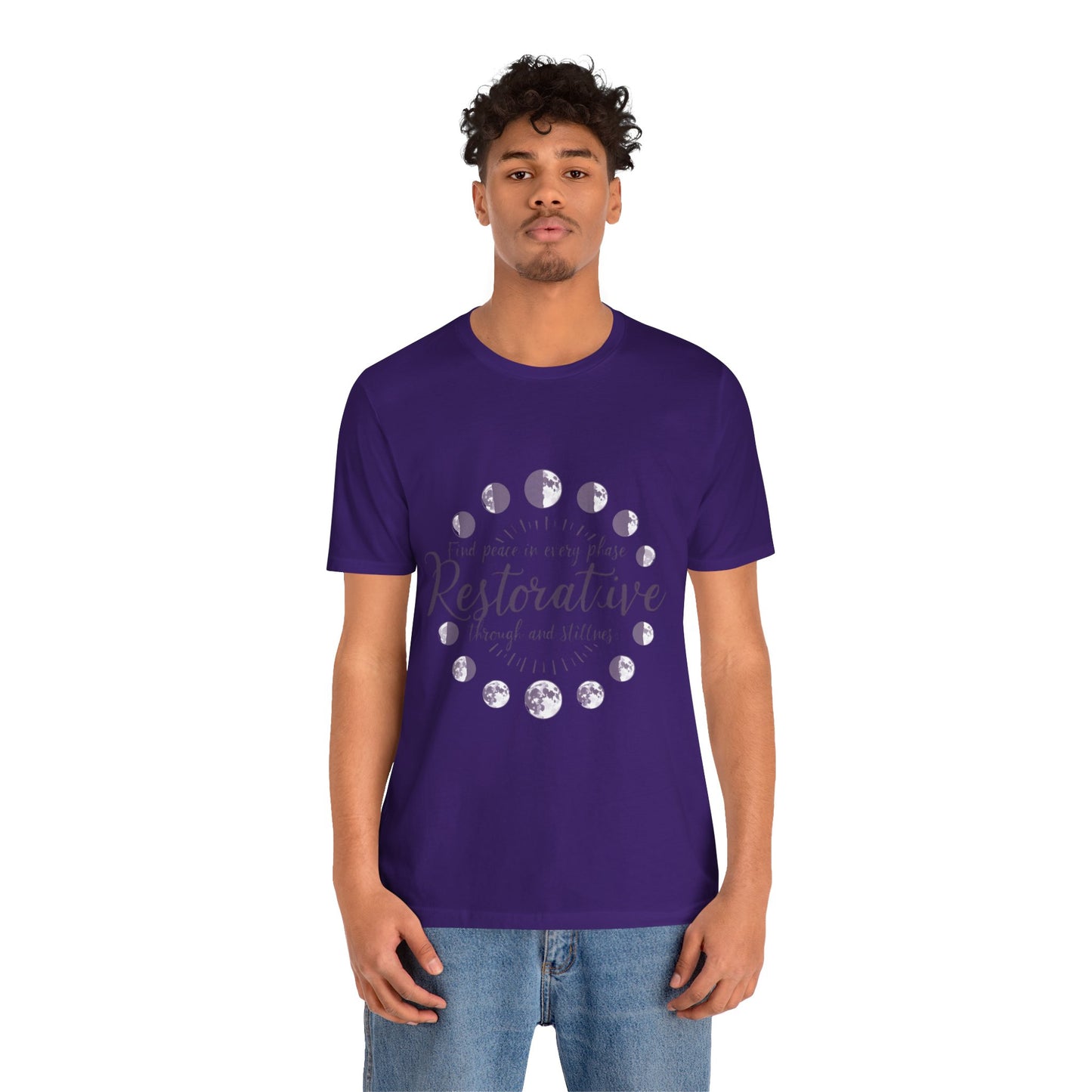 Restorative Peace Unisex T-Shirt - Spiritual Affirmation Tee for Mindfulness