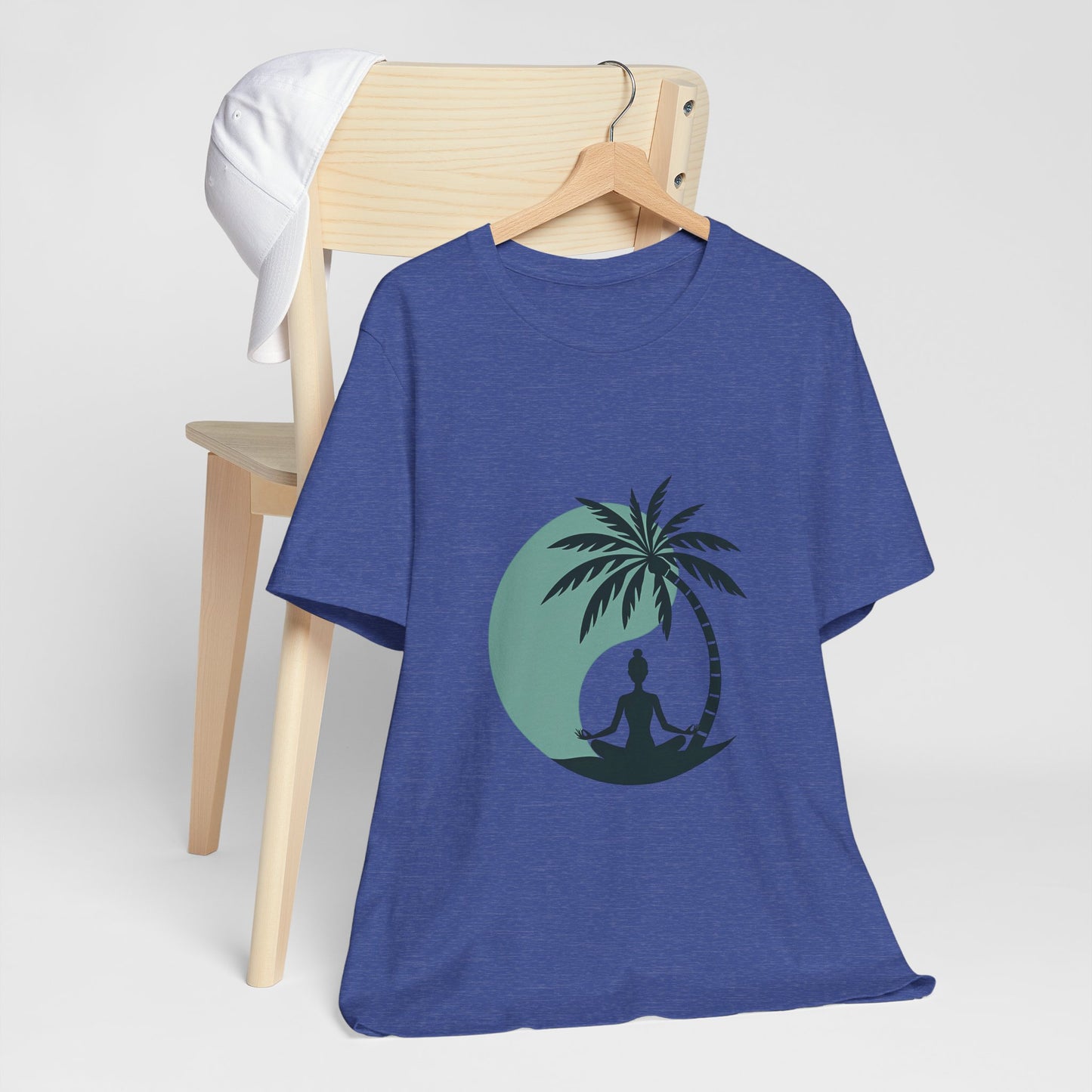 Mindful Beach Vibes Unisex Tee - Palm Tree Design T-Shirt