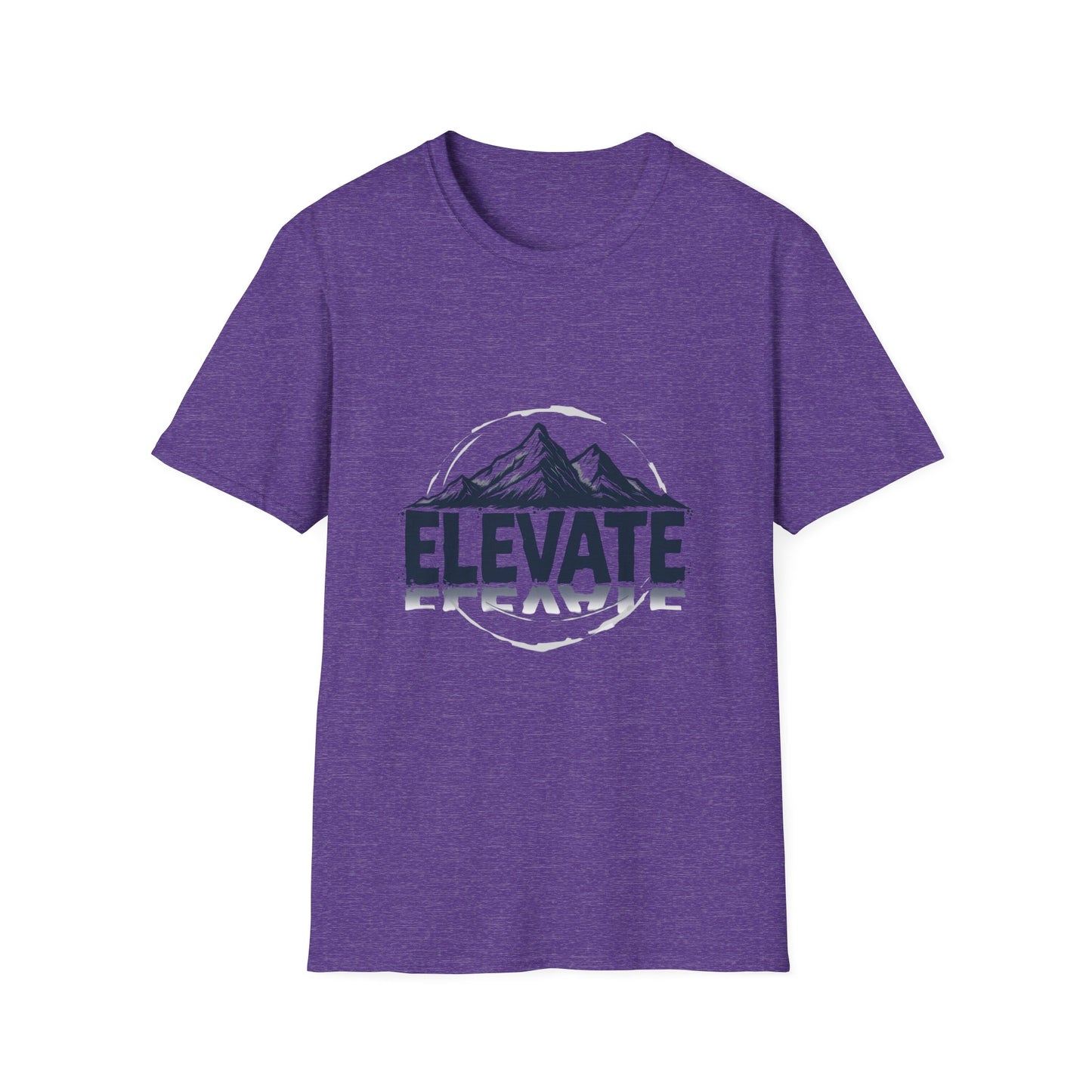 Adventure Awaits 'Elevate' Unisex Softstyle T-Shirt | Perfect for Nature Lovers, Outdoor Activities, Casual Wear, Gifts