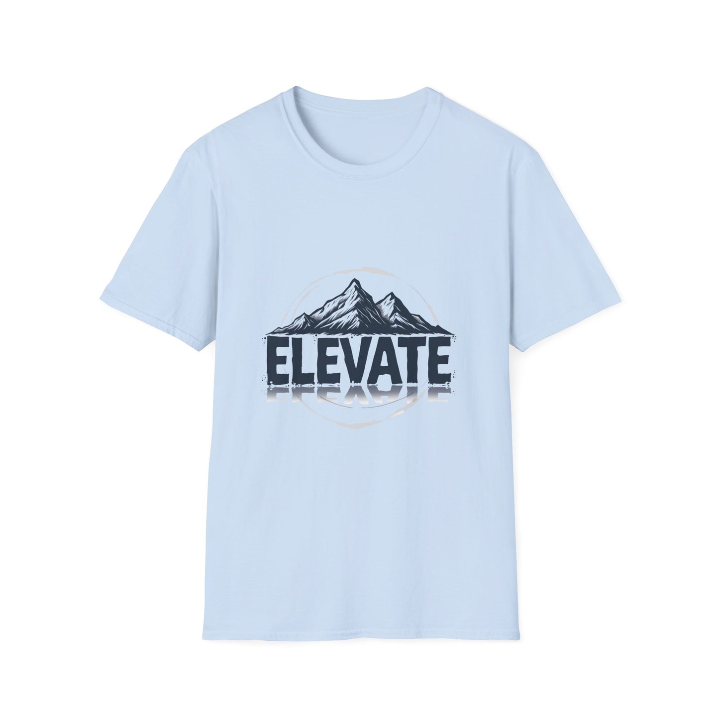 Adventure Awaits 'Elevate' Unisex Softstyle T-Shirt | Perfect for Nature Lovers, Outdoor Activities, Casual Wear, Gifts