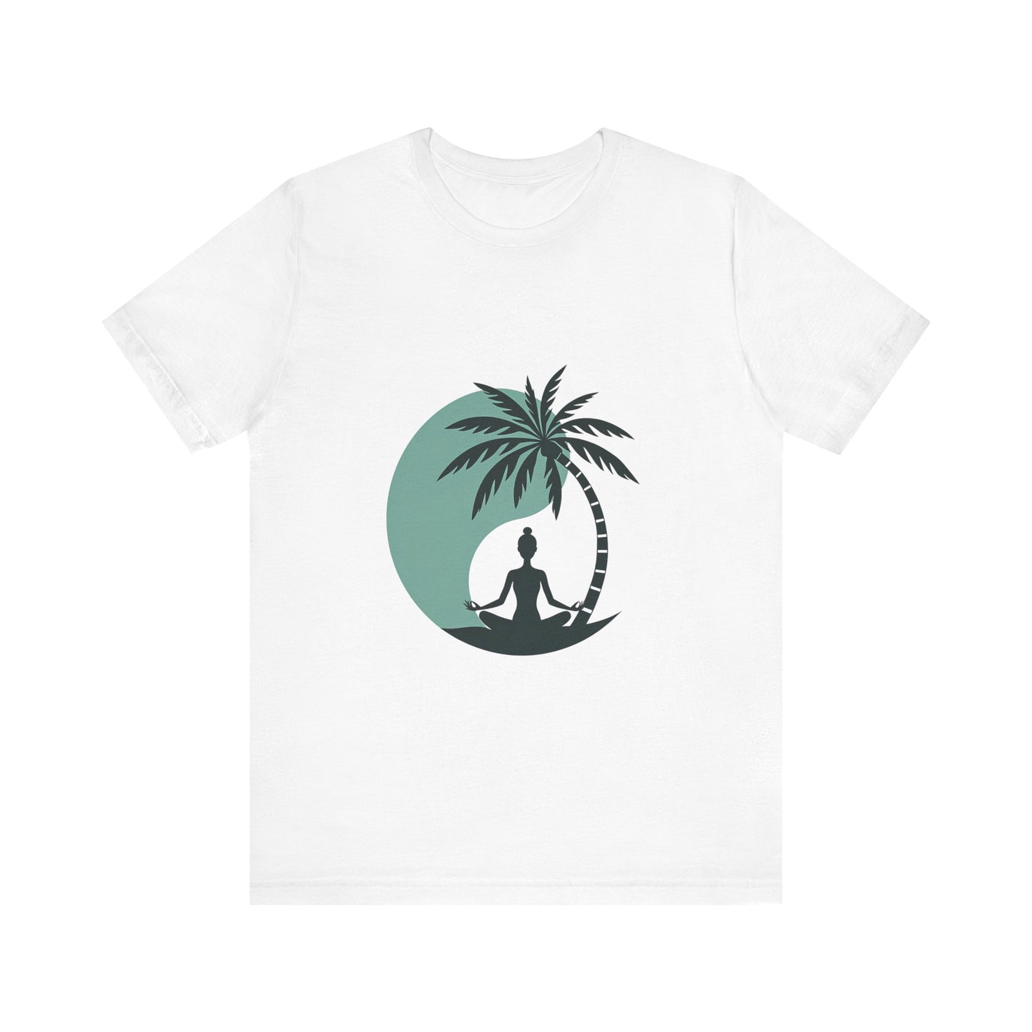 Mindful Beach Vibes Unisex Tee - Palm Tree Design T-Shirt