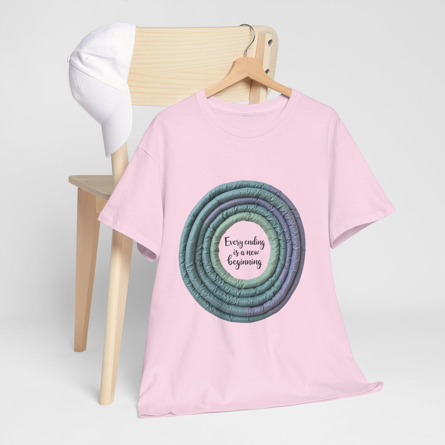 Inspirational Unisex Heavy Cotton Tee, Everyday blessing shirt, Motivational T-shirt, Gift for her, Positive vibes apparel