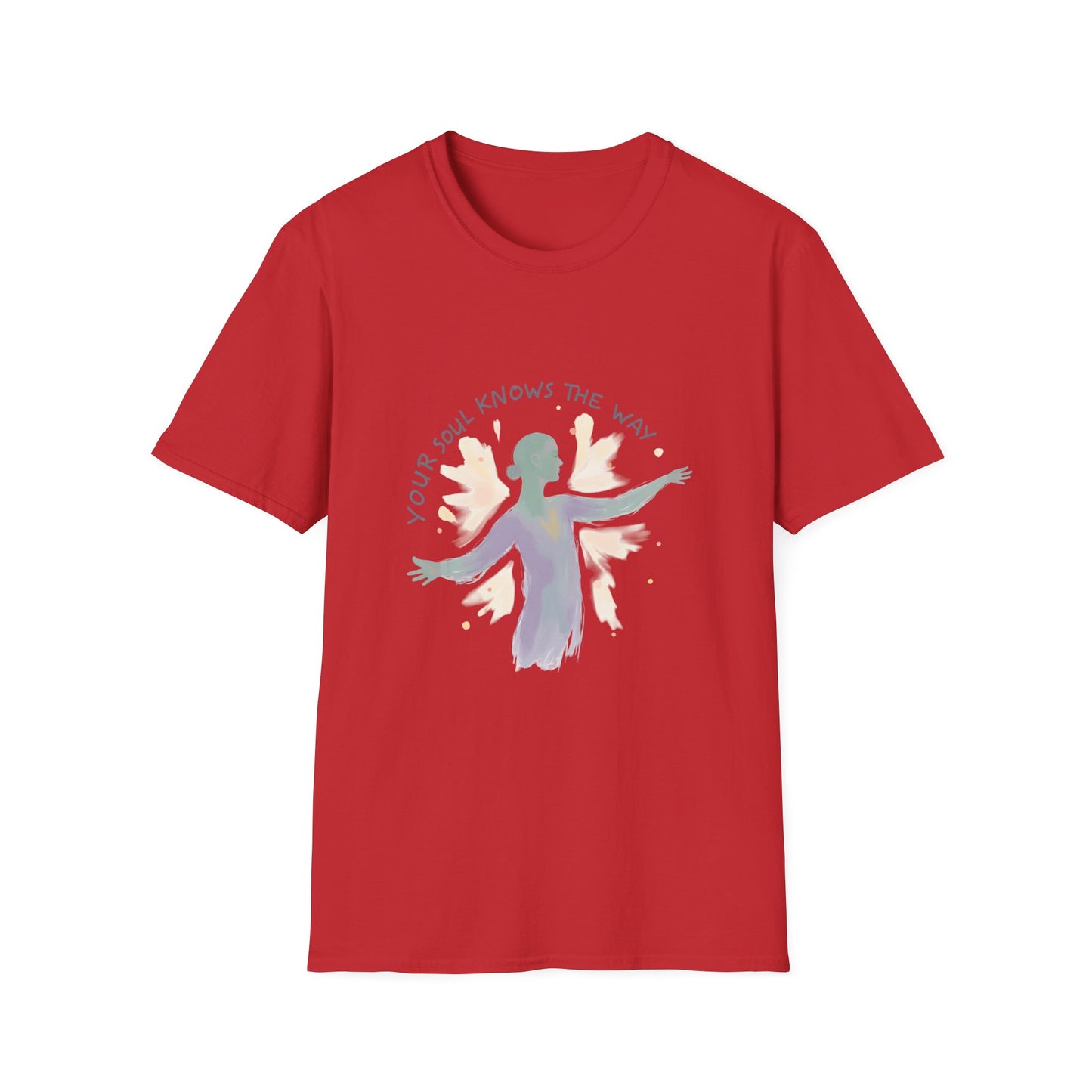 Spiritual Journey T-Shirt, Inspirational Tee, Motivational Apparel, Mindfulness Gift, Softstyle Shirt