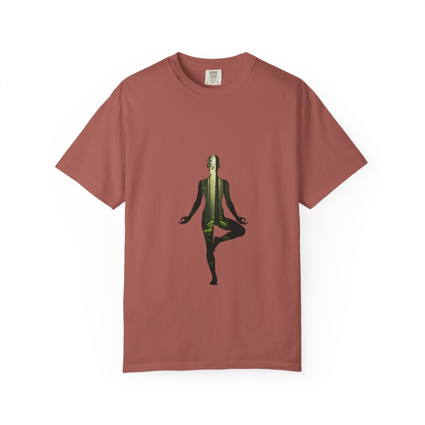 Unisex Yoga Meditation T-Shirt, Relaxed Fit Tee, Mindfulness Apparel, Gift for Yogis, Spiritual Fashion, Wellness Clothing