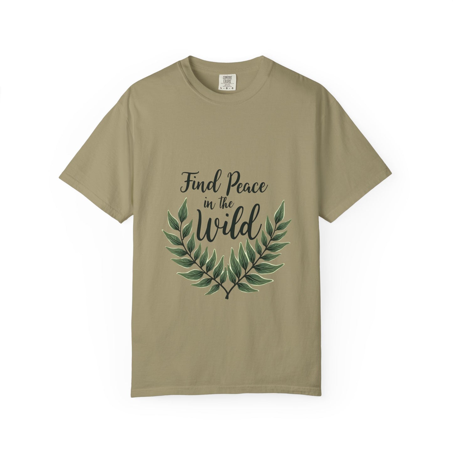 Unisex Peaceful Nature T-Shirt - Find Peace in the Wild, Eco-Friendly Gift, Nature Lover Apparel, Casual Wear, Outdoor Events