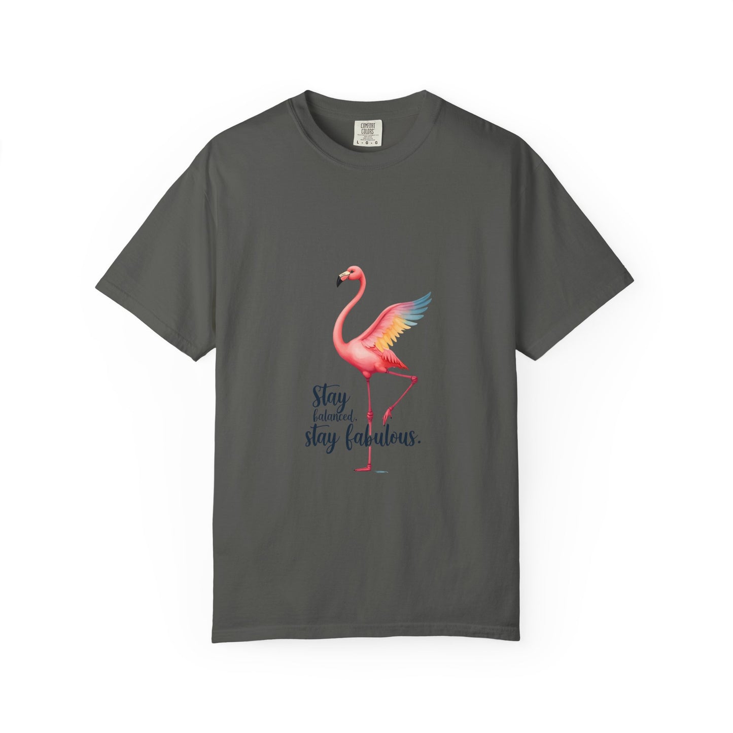 Flamingo Graphic T-Shirt, Stay Fabulous Tee, Summer Casual Wear, Gift for Her, Trendy Vacation Shirt, Cute Beach Outfit