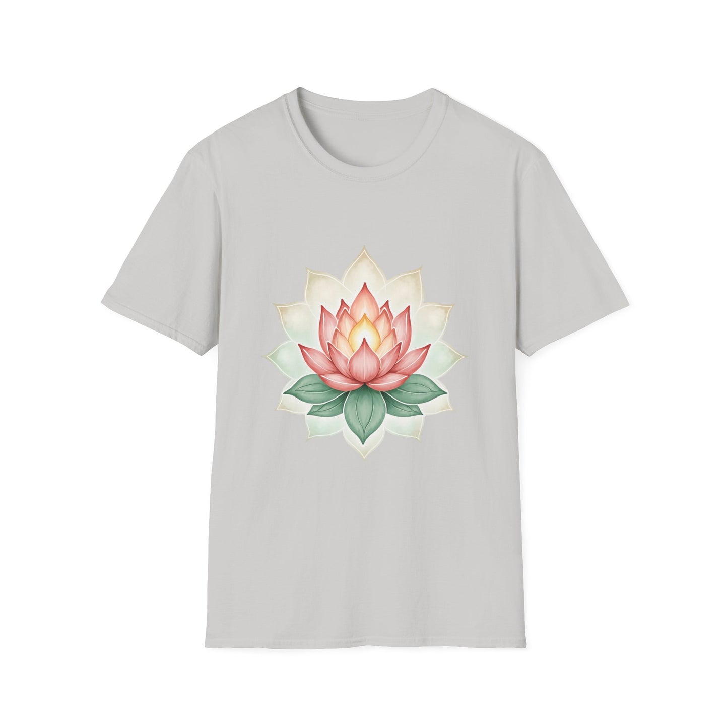 Lotus Mandala T-Shirt for Yoga Enthusiasts