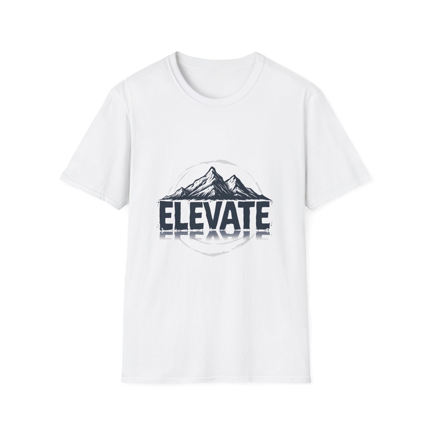 Adventure Awaits 'Elevate' Unisex Softstyle T-Shirt | Perfect for Nature Lovers, Outdoor Activities, Casual Wear, Gifts