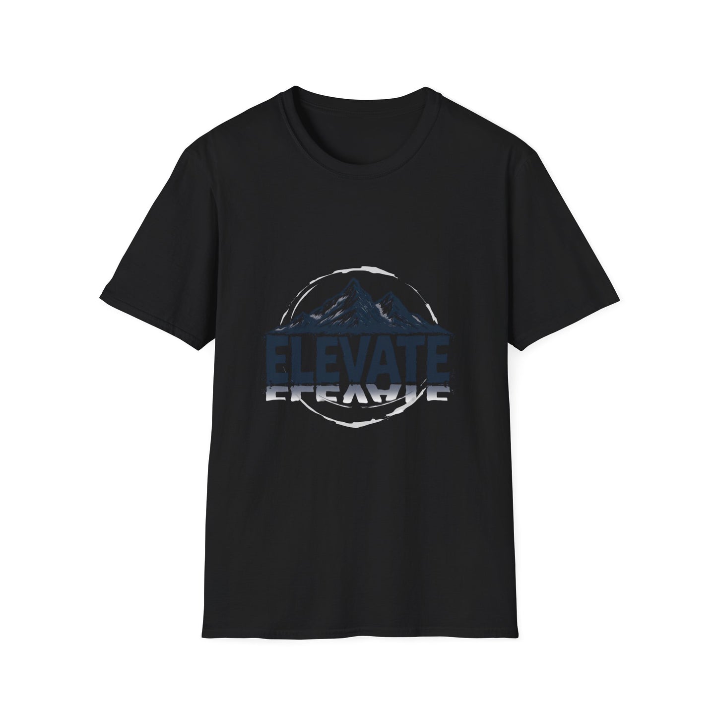 Adventure Awaits 'Elevate' Unisex Softstyle T-Shirt | Perfect for Nature Lovers, Outdoor Activities, Casual Wear, Gifts