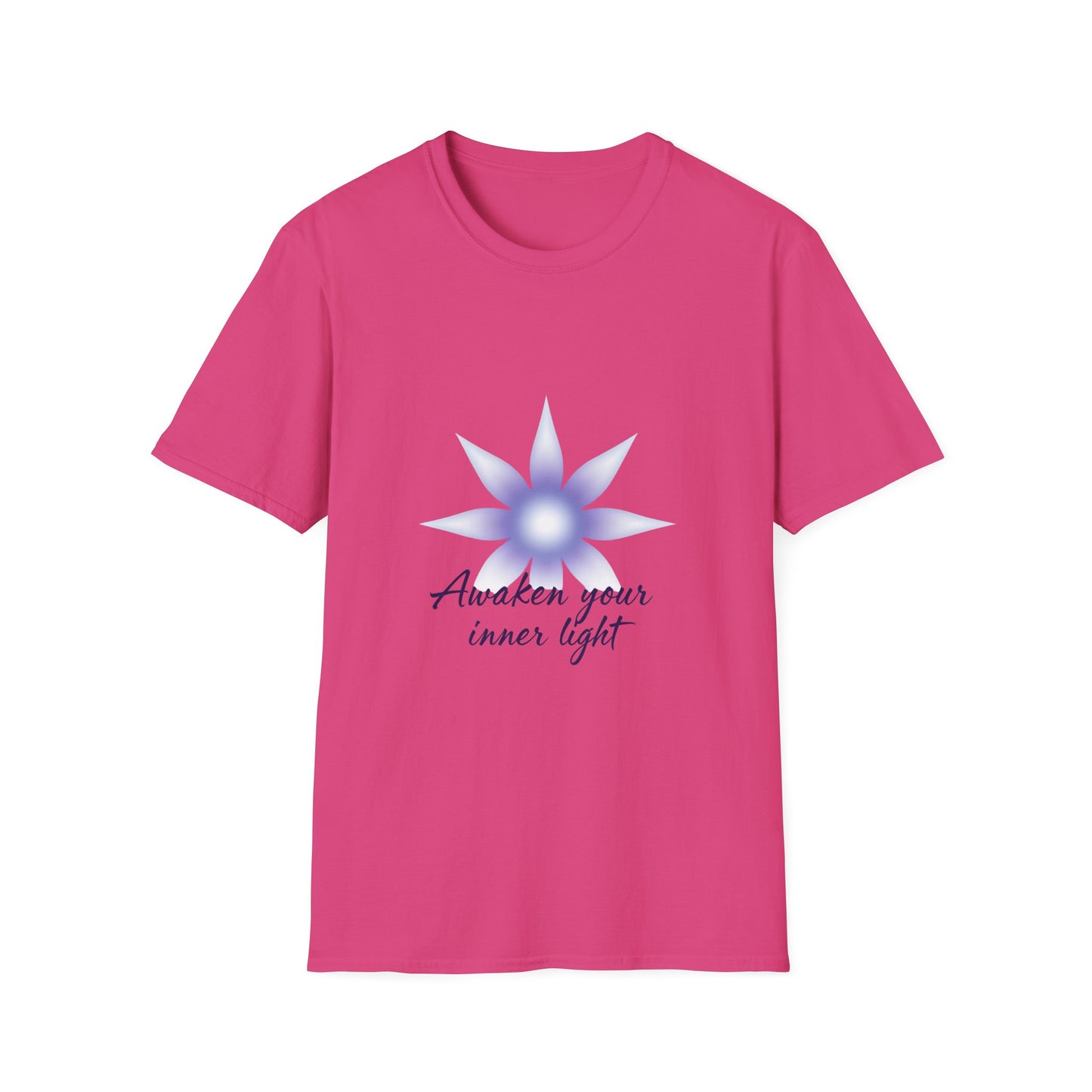 Unisex Spiritual T-Shirt, Awaken Your Inner Light Tee, Mindfulness Gift, Yoga Apparel, Self-Care Shirt, Boho Fashion, Enlightenment Wear