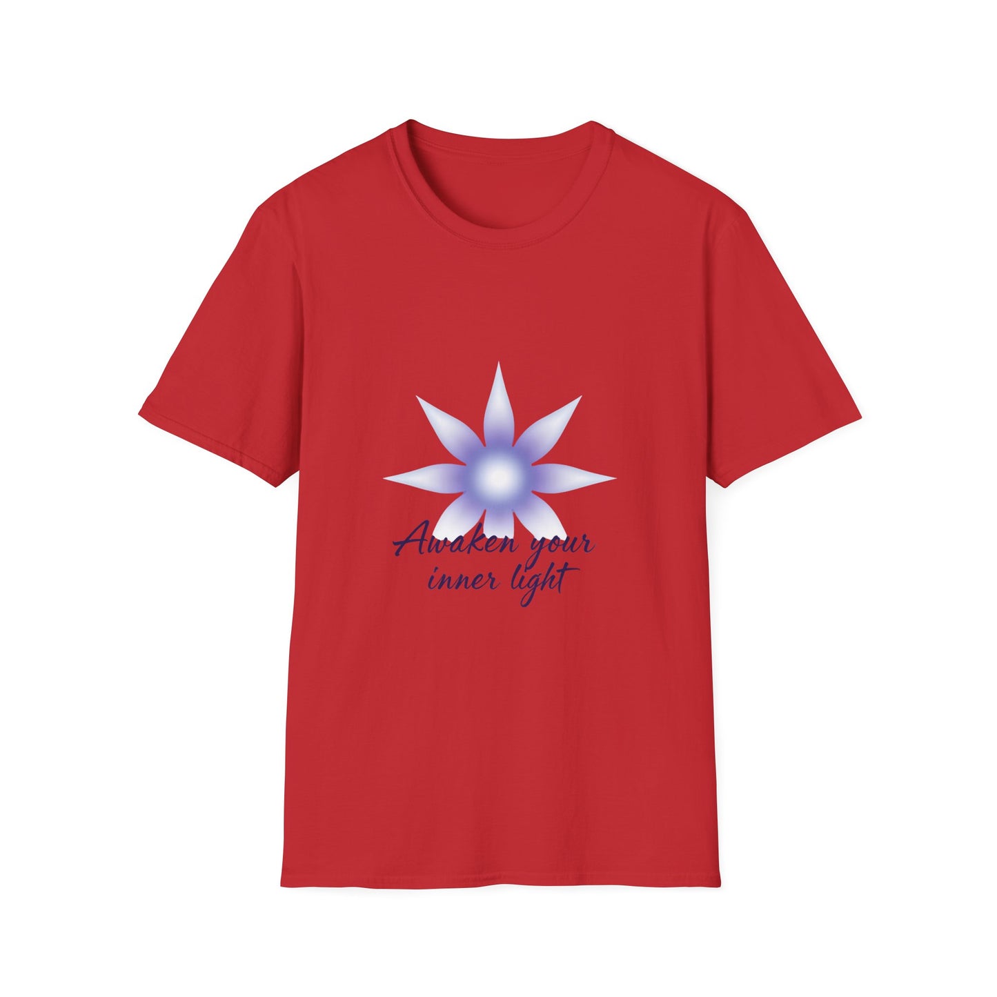Unisex Spiritual T-Shirt, Awaken Your Inner Light Tee, Mindfulness Gift, Yoga Apparel, Self-Care Shirt, Boho Fashion, Enlightenment Wear