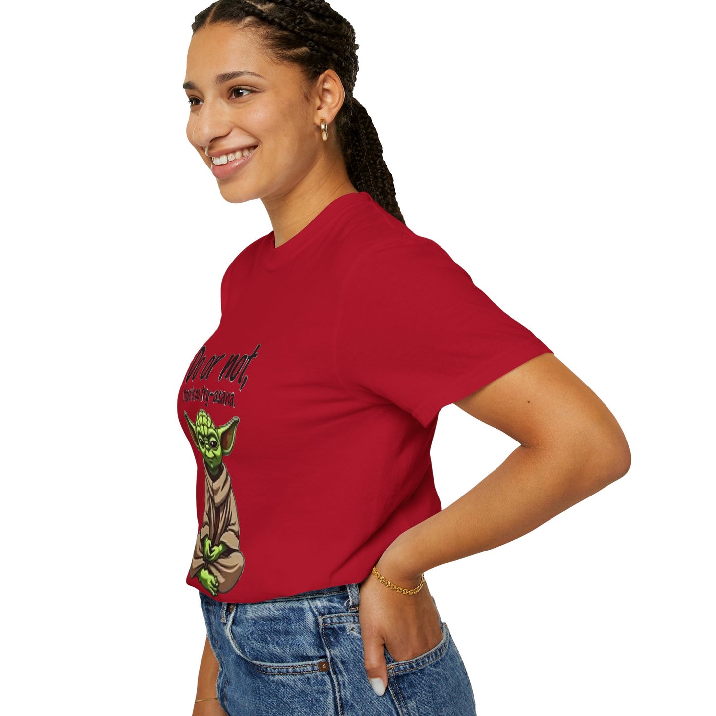 Yoda Motivational T-Shirt, Unisex Tee, Funny Star Wars Gift, Geeky Apparel, Jedi Master Style, Casual Comfort Wear