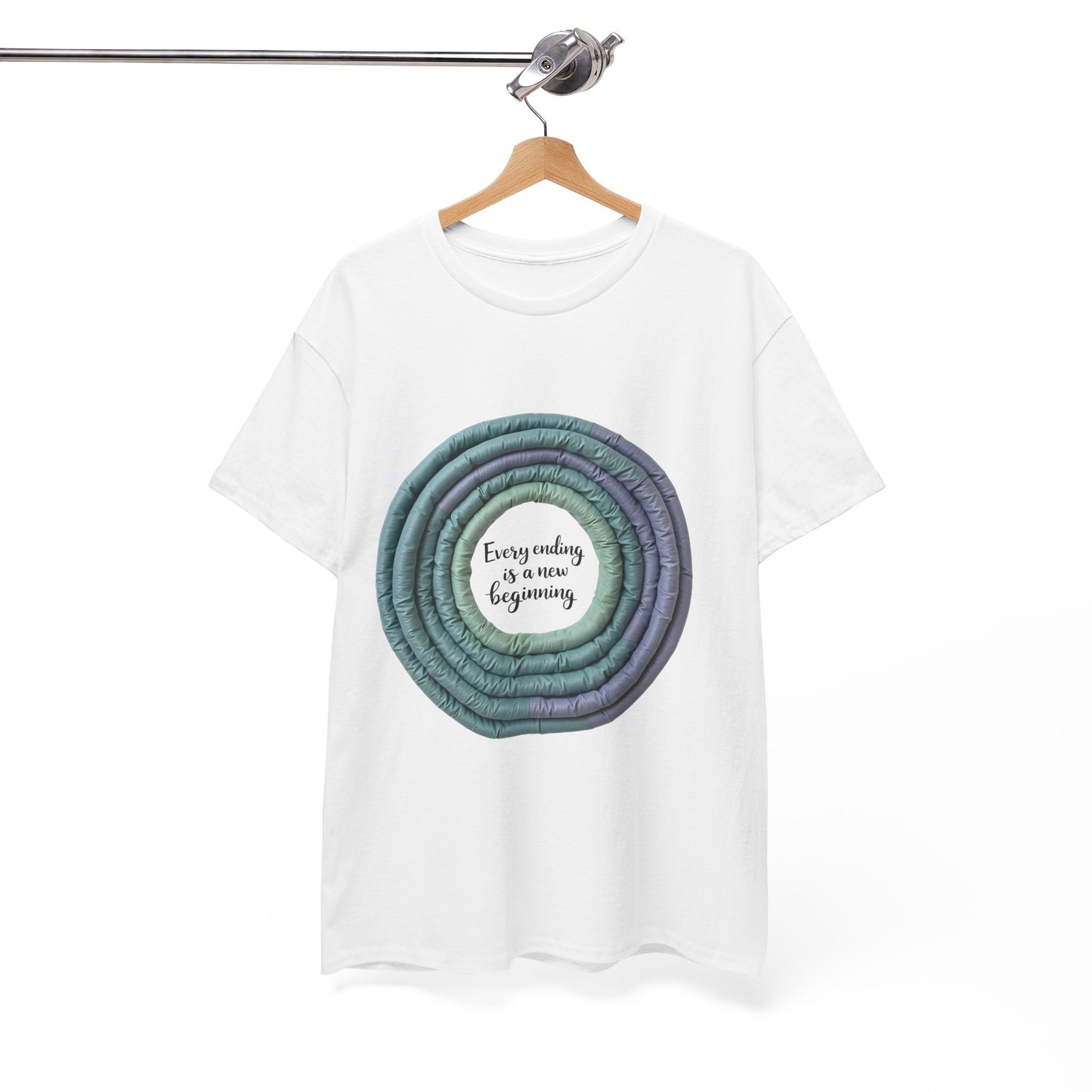 Inspirational Unisex Heavy Cotton Tee, Everyday blessing shirt, Motivational T-shirt, Gift for her, Positive vibes apparel