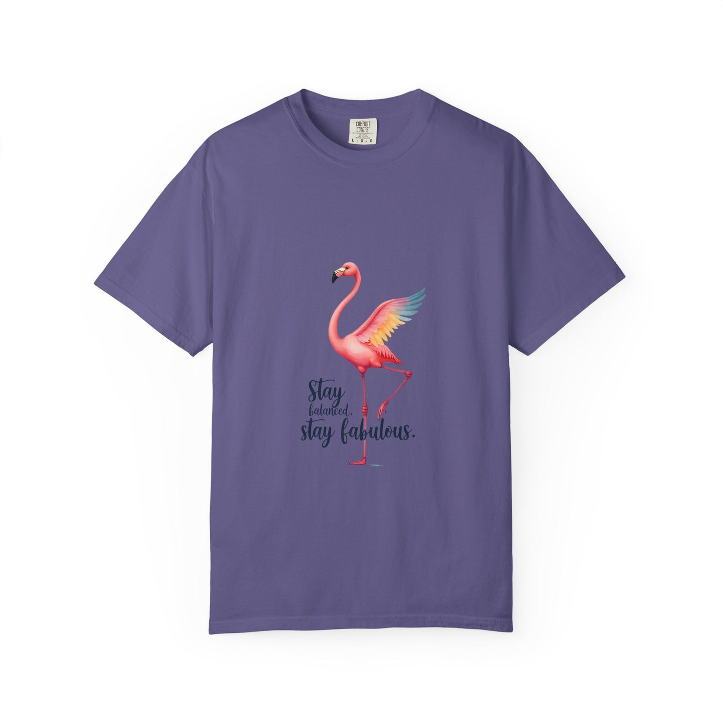 Flamingo Graphic T-Shirt, Stay Fabulous Tee, Summer Casual Wear, Gift for Her, Trendy Vacation Shirt, Cute Beach Outfit