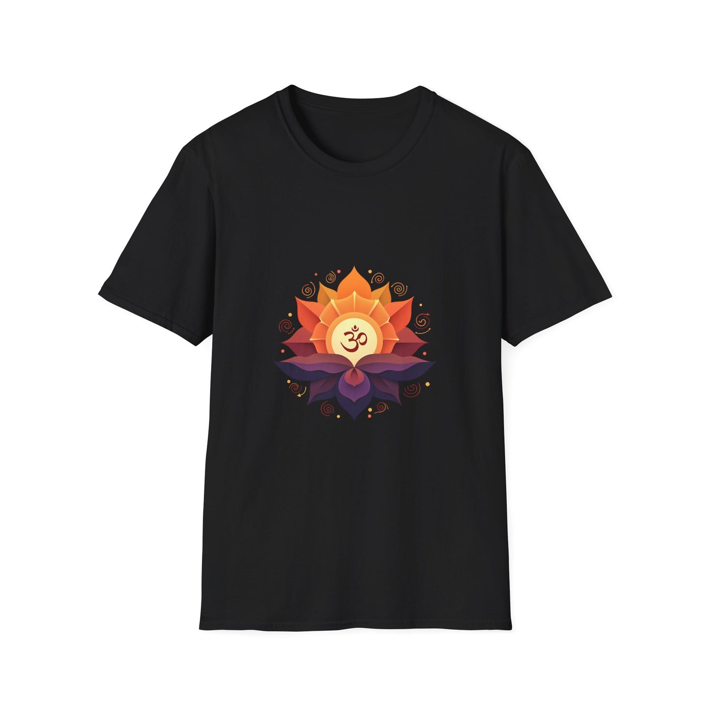 Yoga Lotus Unisex T-Shirt, Spiritual Tee, Meditation Apparel, Yoga Gifts, Zen Wear, OM Design Shirt
