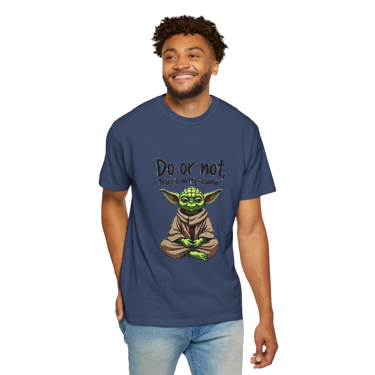Yoda Motivational T-Shirt, Unisex Tee, Funny Star Wars Gift, Geeky Apparel, Jedi Master Style, Casual Comfort Wear