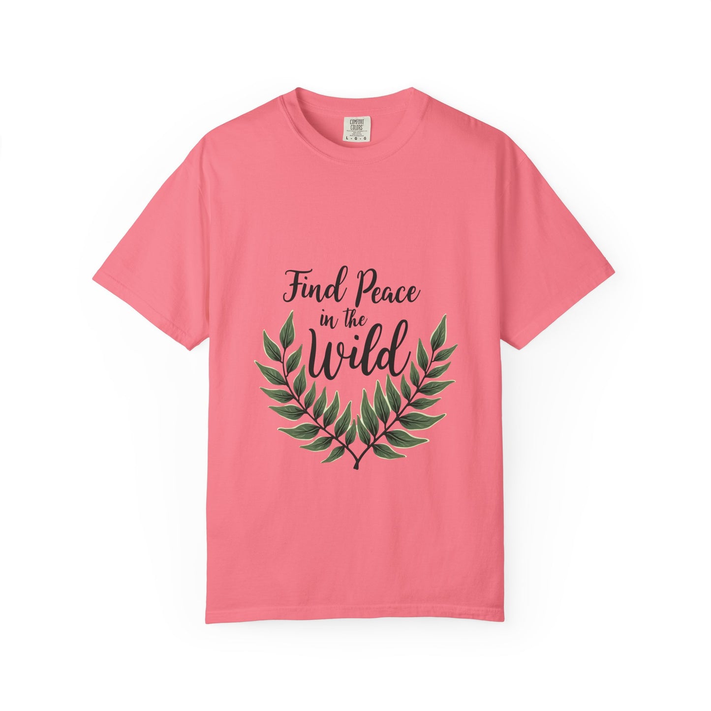Unisex Peaceful Nature T-Shirt - Find Peace in the Wild, Eco-Friendly Gift, Nature Lover Apparel, Casual Wear, Outdoor Events
