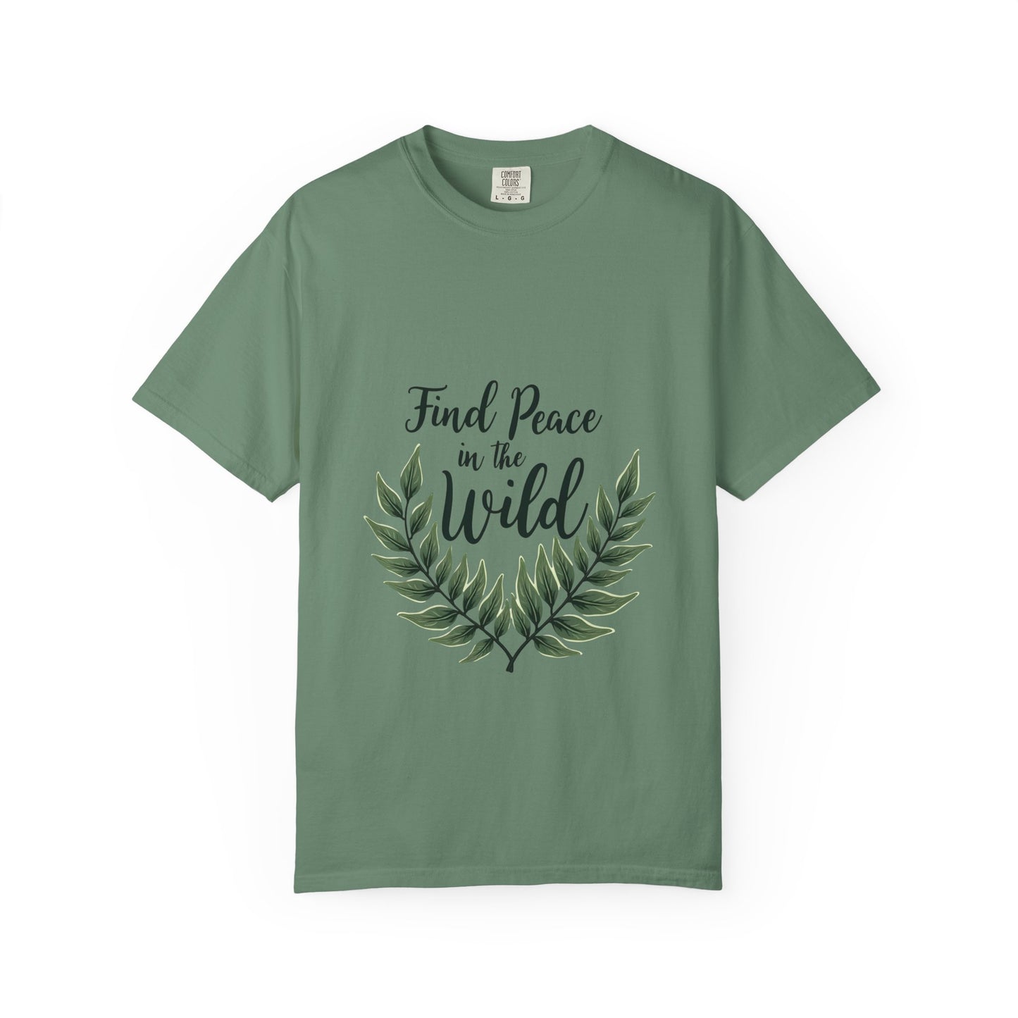 Unisex Peaceful Nature T-Shirt - Find Peace in the Wild, Eco-Friendly Gift, Nature Lover Apparel, Casual Wear, Outdoor Events