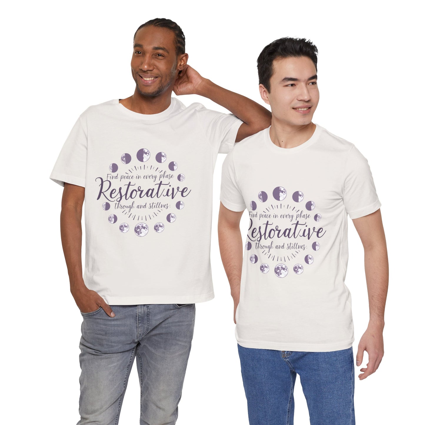 Restorative Peace Unisex T-Shirt - Spiritual Affirmation Tee for Mindfulness