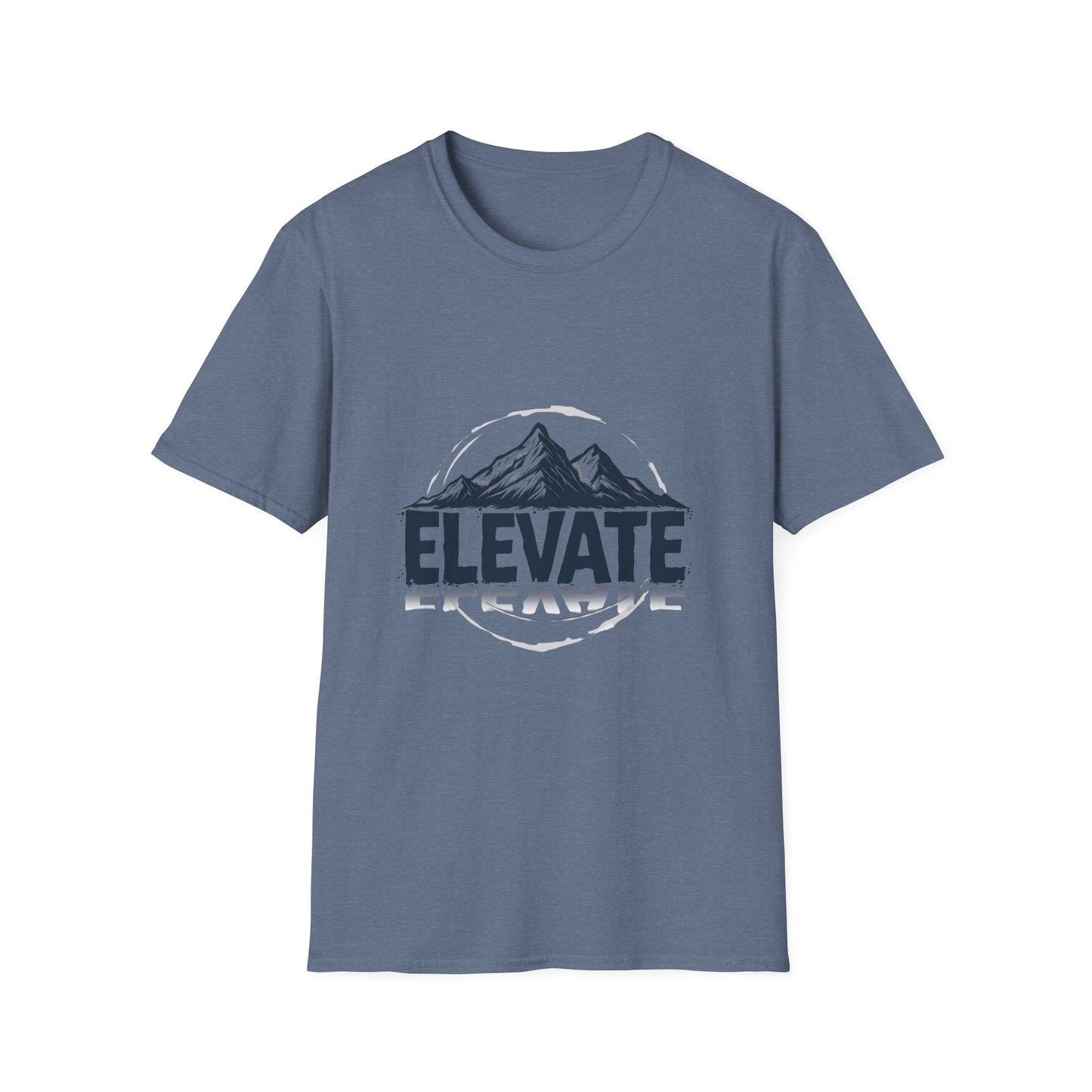 Adventure Awaits 'Elevate' Unisex Softstyle T-Shirt | Perfect for Nature Lovers, Outdoor Activities, Casual Wear, Gifts