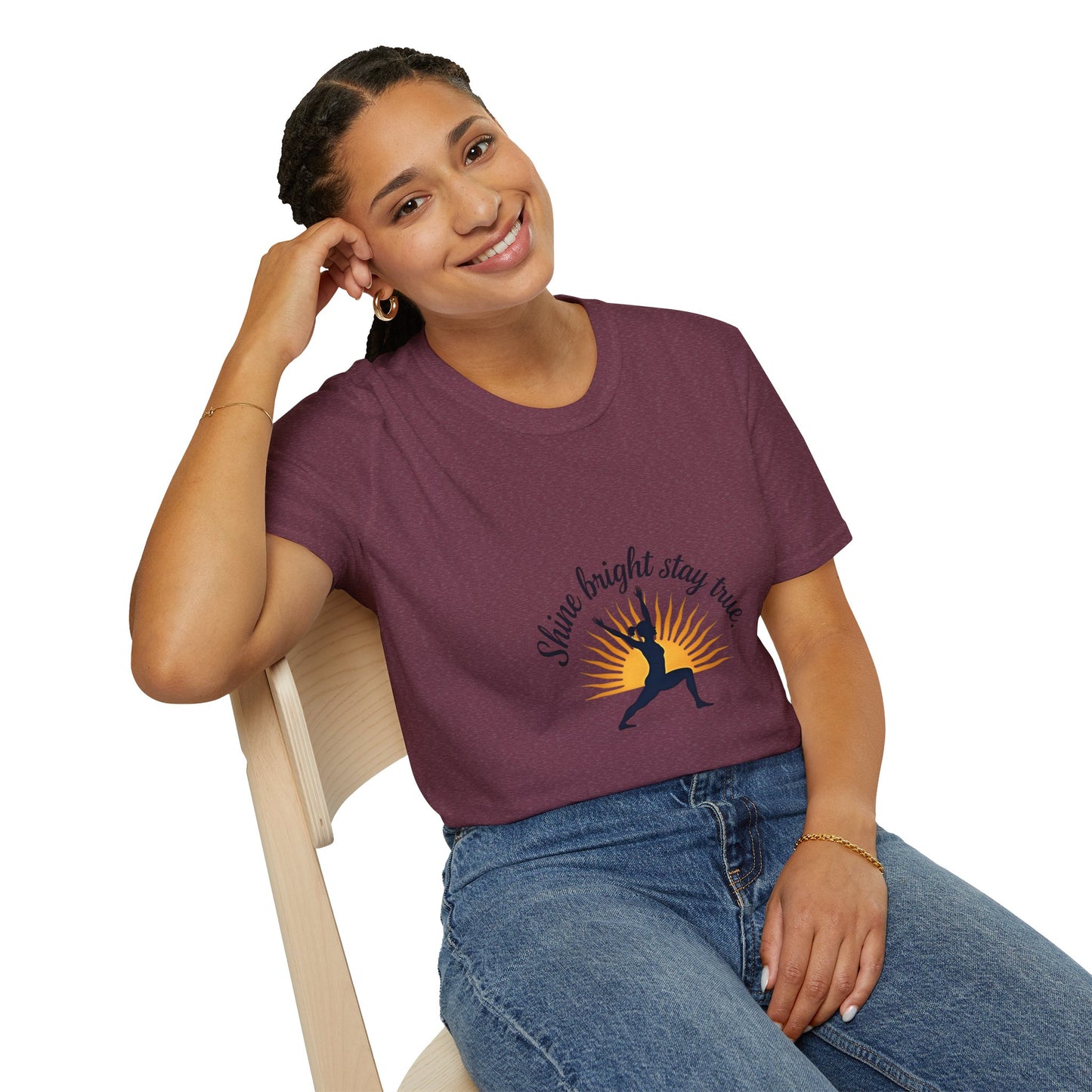 Unisex Inspirational T-Shirt, Motivational Tee, Fitness Shirt, Gift for Yogis, Relaxed Style for Everyday Wear