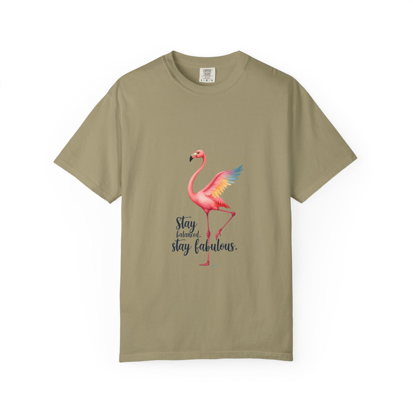Flamingo Graphic T-Shirt, Stay Fabulous Tee, Summer Casual Wear, Gift for Her, Trendy Vacation Shirt, Cute Beach Outfit