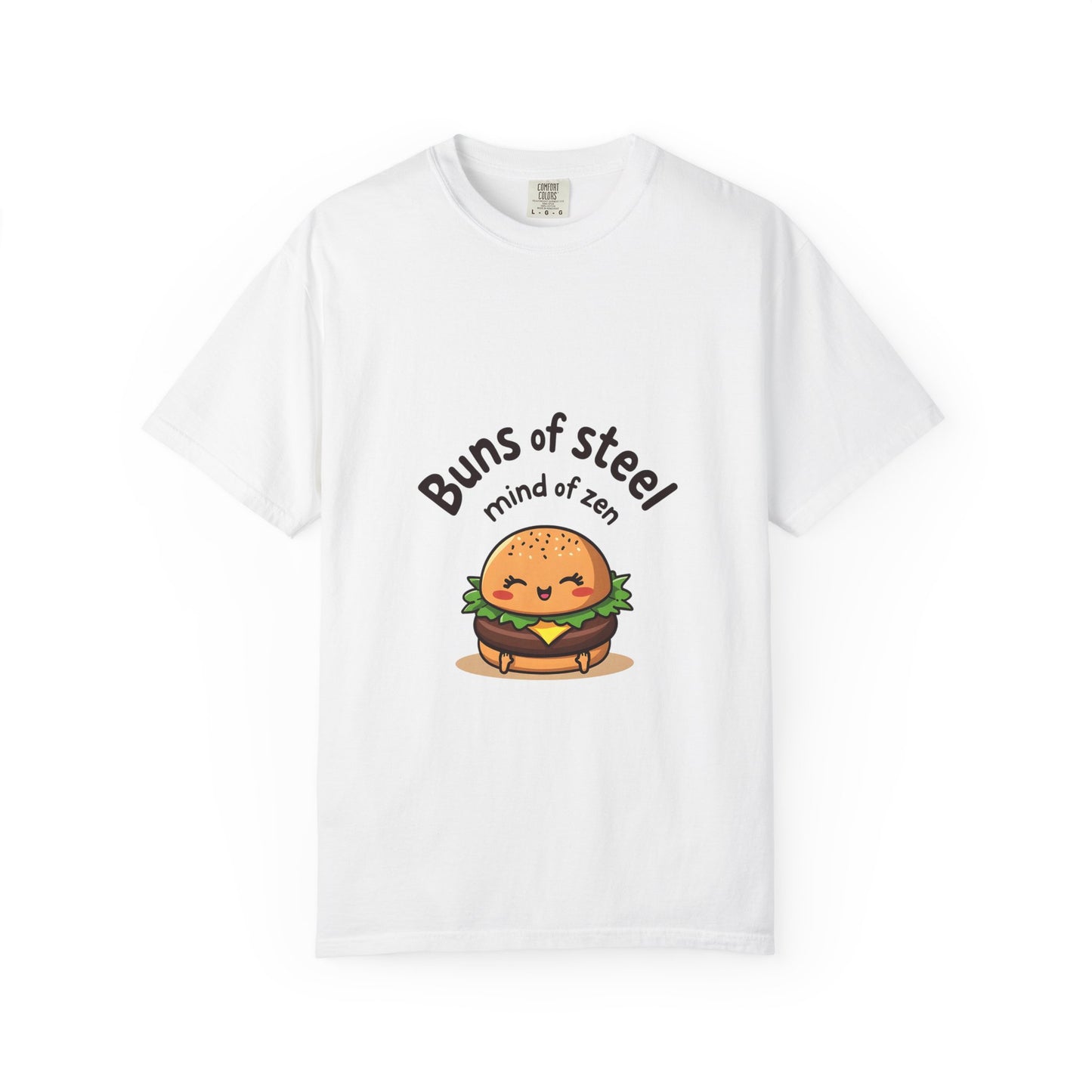 Buns of Steel T-Shirt, Cute Fitness Shirt, Unisex Graphic Tee, Gift for Foodies, Motivational T-Shirt, Comfortable Wear