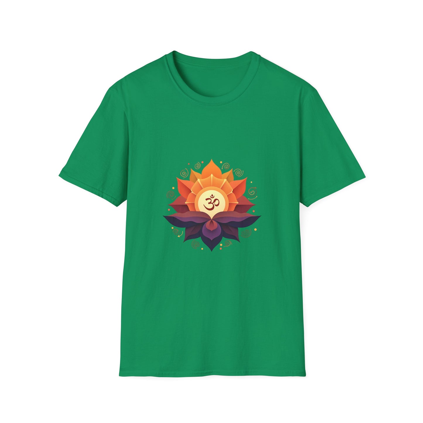 Yoga Lotus Unisex T-Shirt, Spiritual Tee, Meditation Apparel, Yoga Gifts, Zen Wear, OM Design Shirt