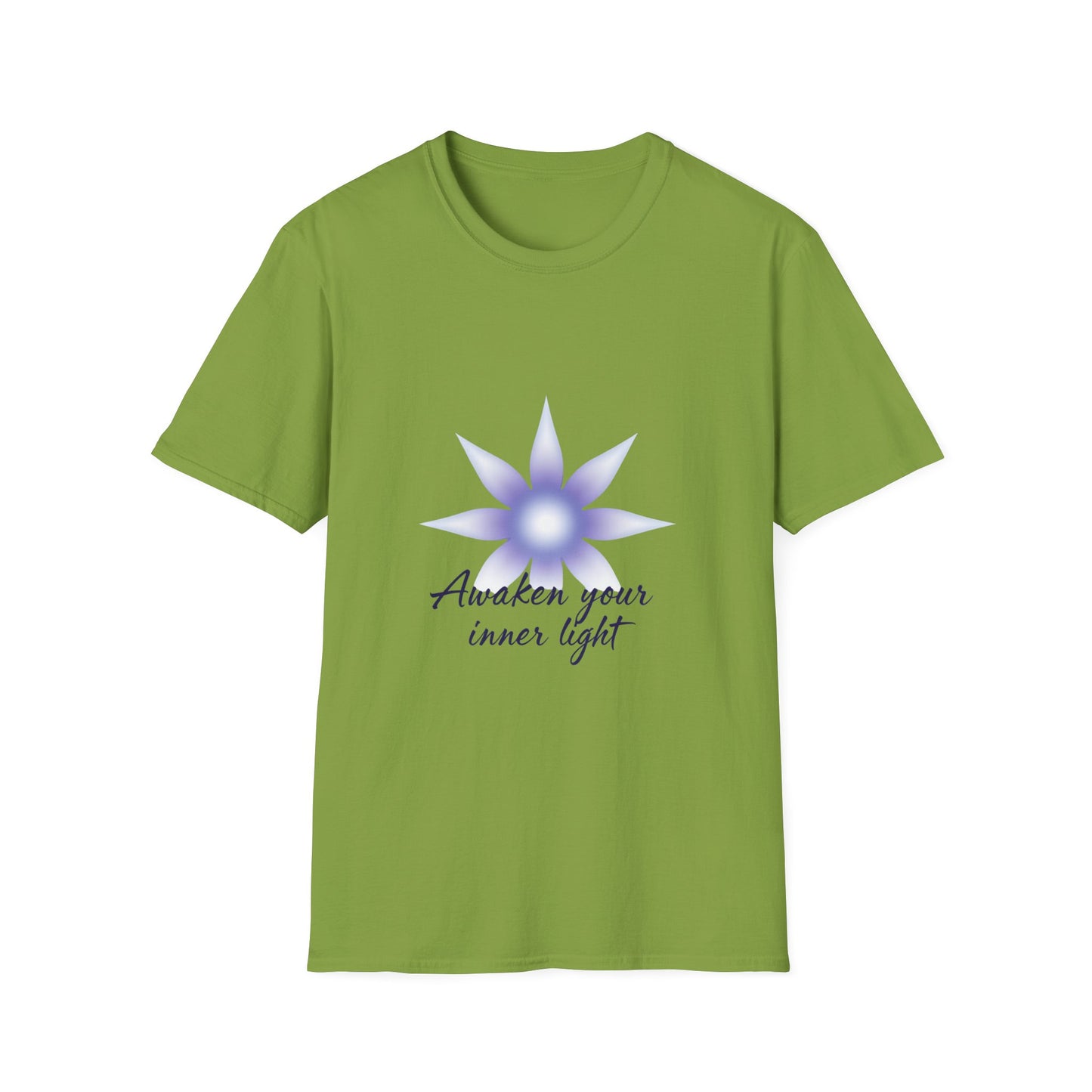 Unisex Spiritual T-Shirt, Awaken Your Inner Light Tee, Mindfulness Gift, Yoga Apparel, Self-Care Shirt, Boho Fashion, Enlightenment Wear