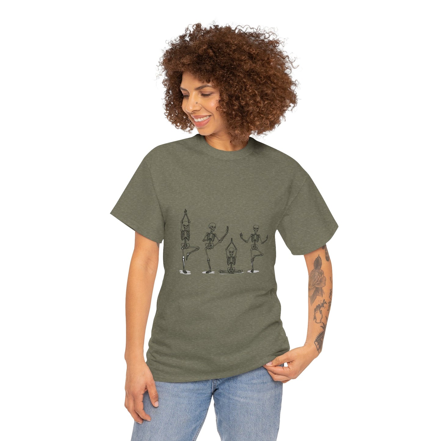 Playful Doodle Skeleton Tee