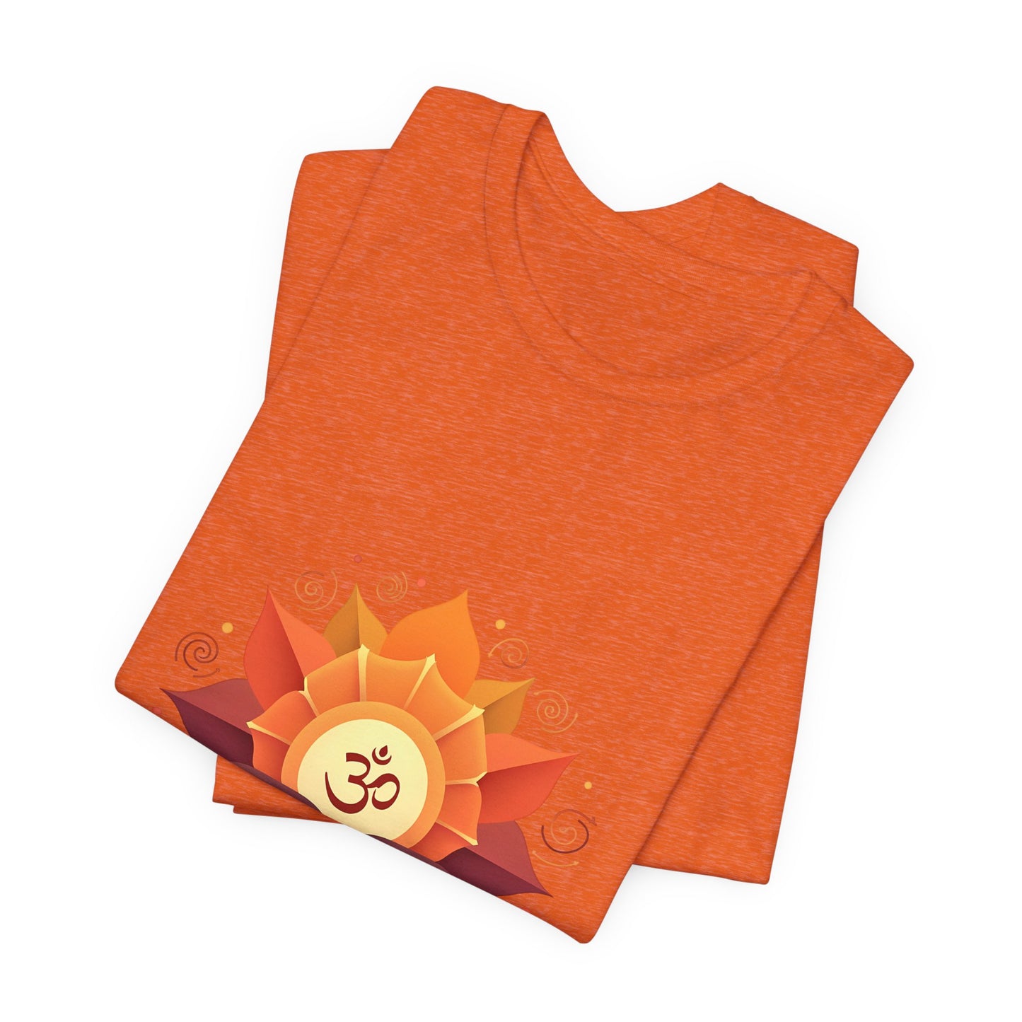Om Lotus Unisex Short Sleeve Tee - Yoga & Meditation Shirt