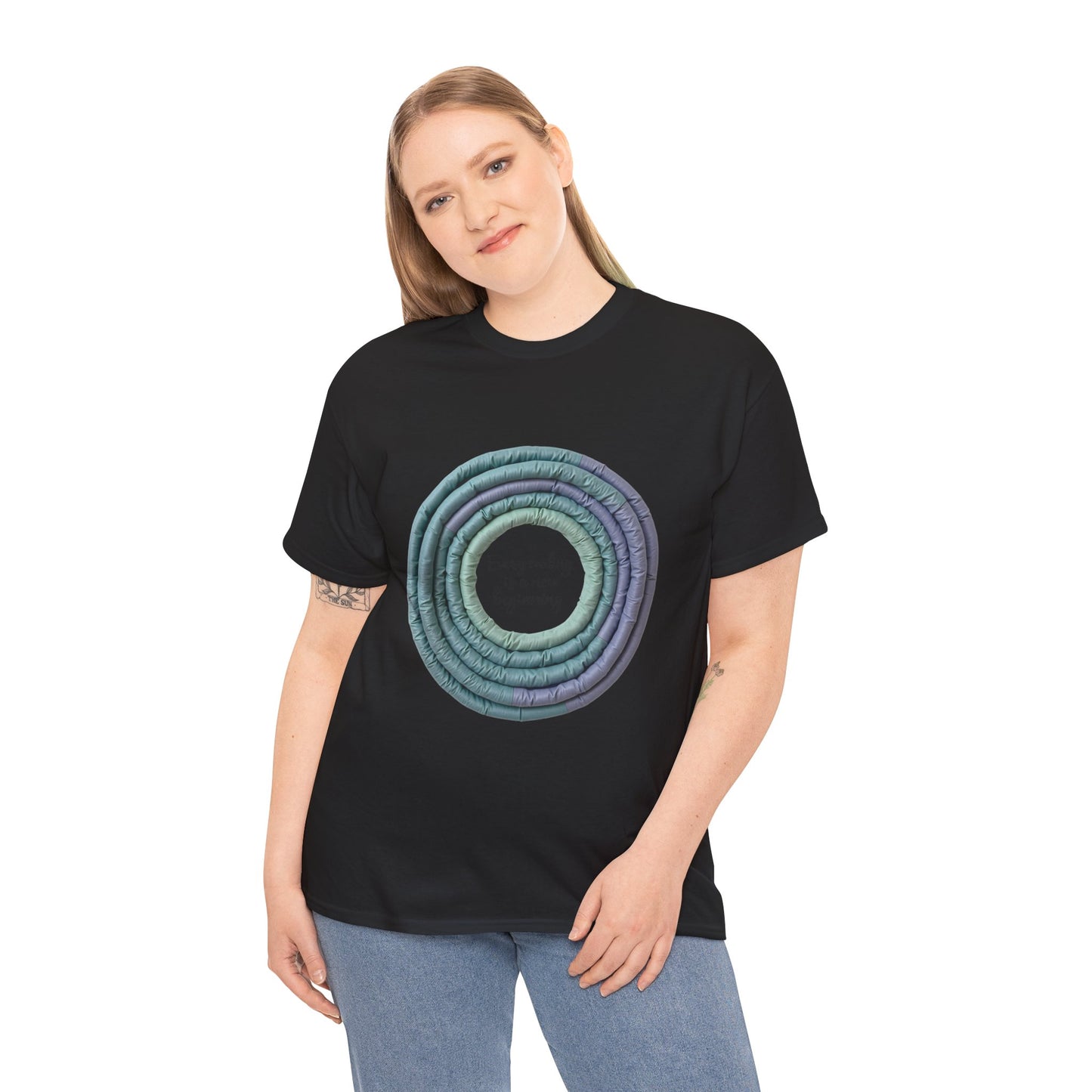 Inspirational Unisex Heavy Cotton Tee, Everyday blessing shirt, Motivational T-shirt, Gift for her, Positive vibes apparel