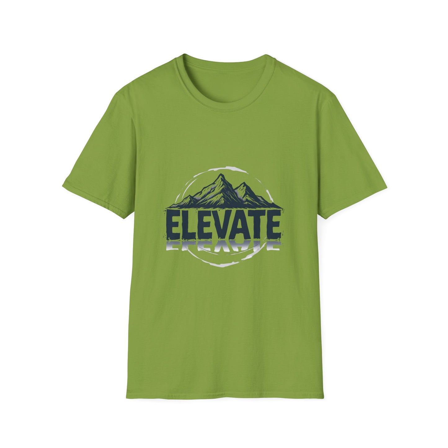 Adventure Awaits 'Elevate' Unisex Softstyle T-Shirt | Perfect for Nature Lovers, Outdoor Activities, Casual Wear, Gifts