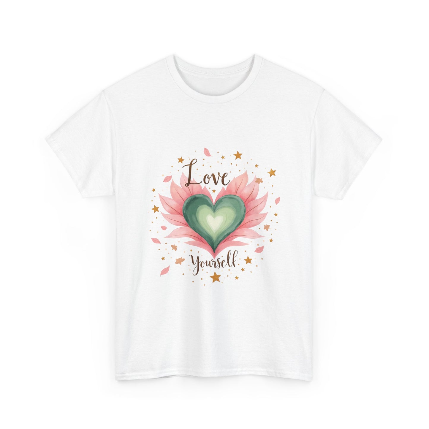 Inspirational Love Yourself T-Shirt - Unisex Heavy Cotton Tee