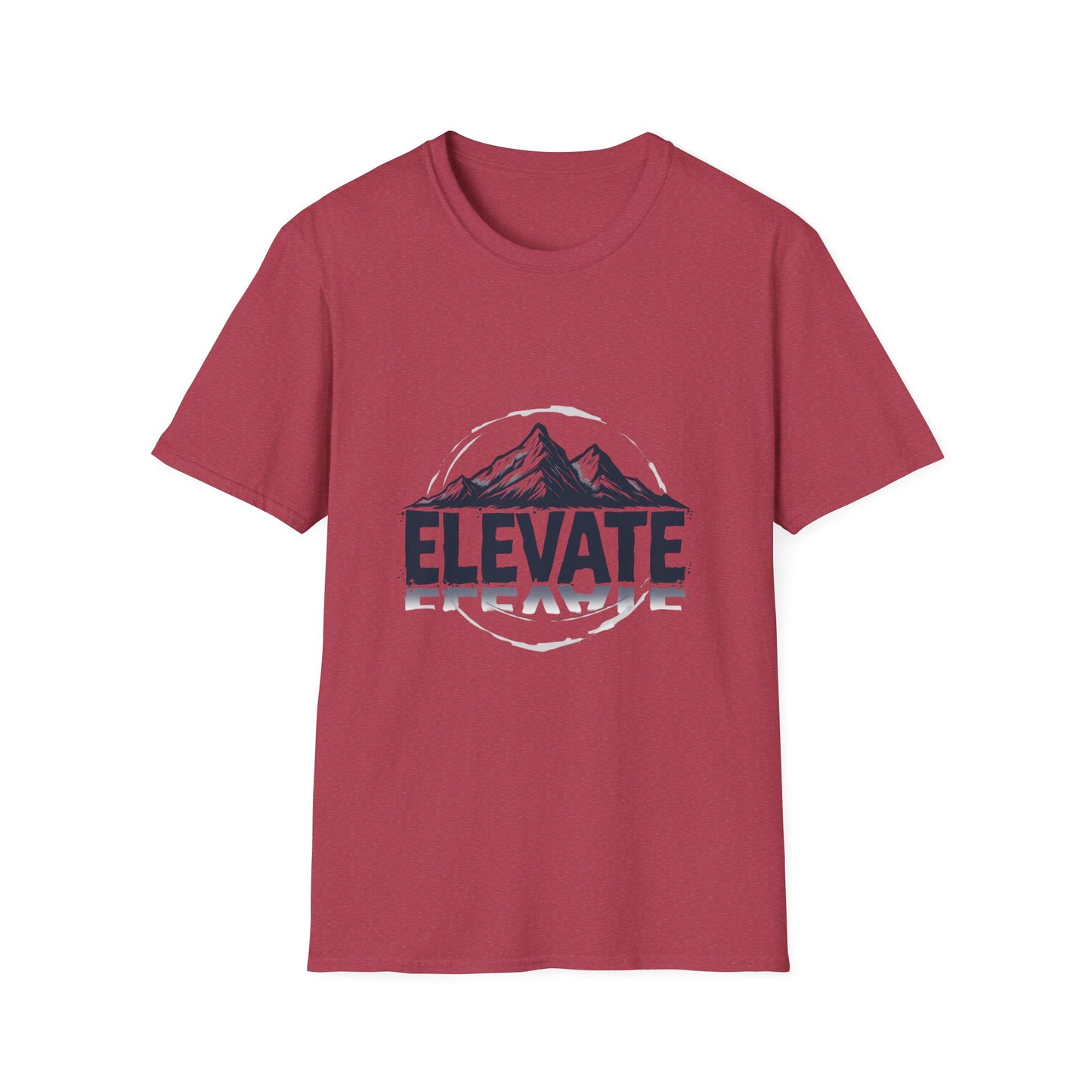 Adventure Awaits 'Elevate' Unisex Softstyle T-Shirt | Perfect for Nature Lovers, Outdoor Activities, Casual Wear, Gifts