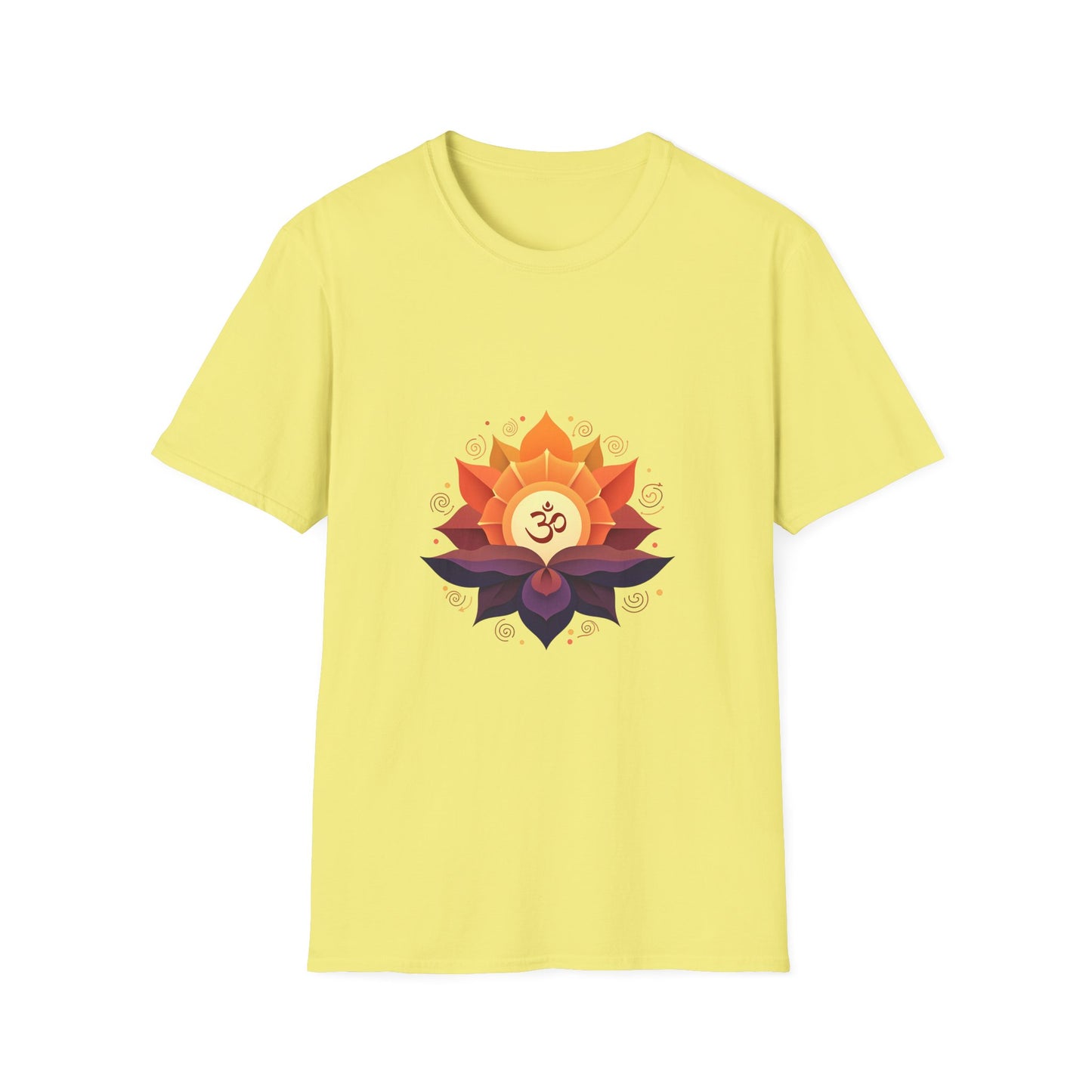 Yoga Lotus Unisex T-Shirt, Spiritual Tee, Meditation Apparel, Yoga Gifts, Zen Wear, OM Design Shirt