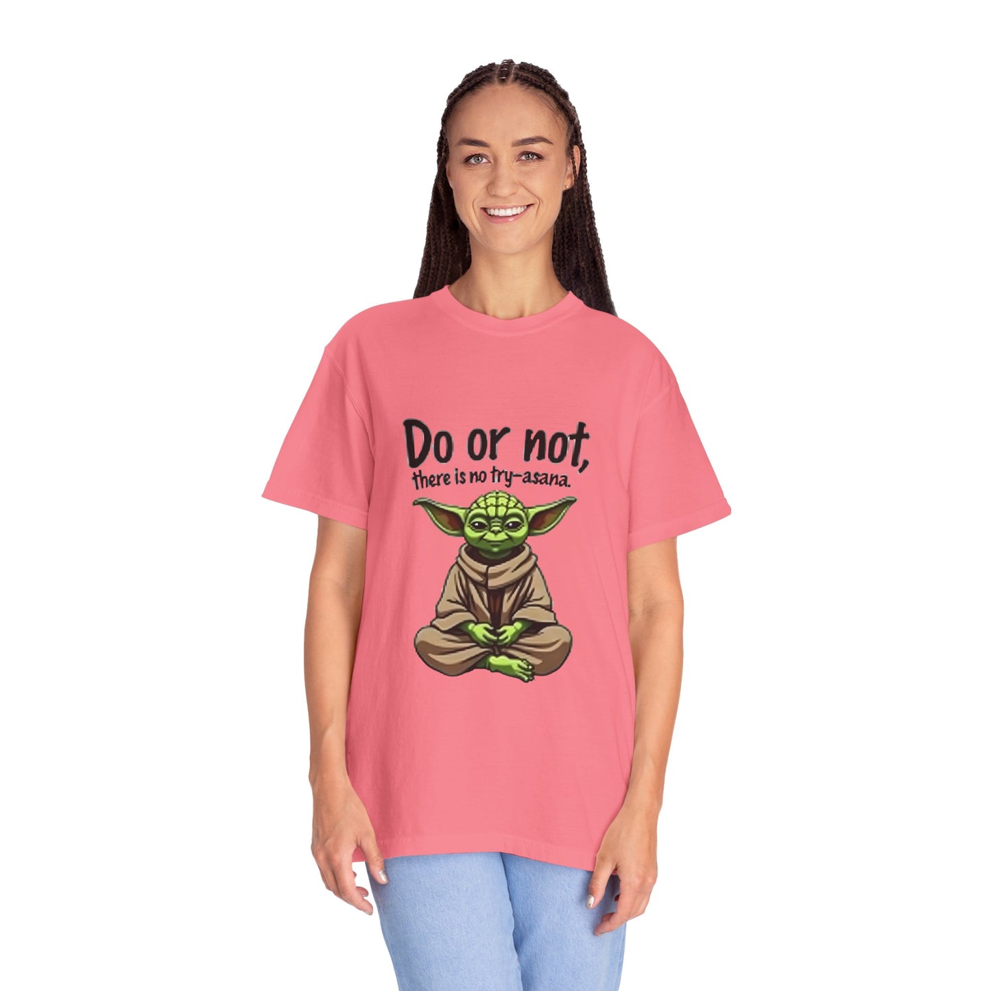 Yoda Motivational T-Shirt, Unisex Tee, Funny Star Wars Gift, Geeky Apparel, Jedi Master Style, Casual Comfort Wear