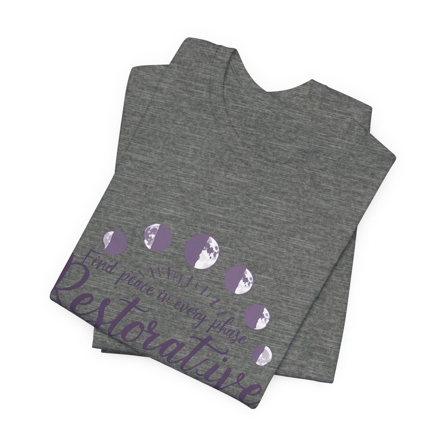 Restorative Peace Unisex T-Shirt - Spiritual Affirmation Tee for Mindfulness