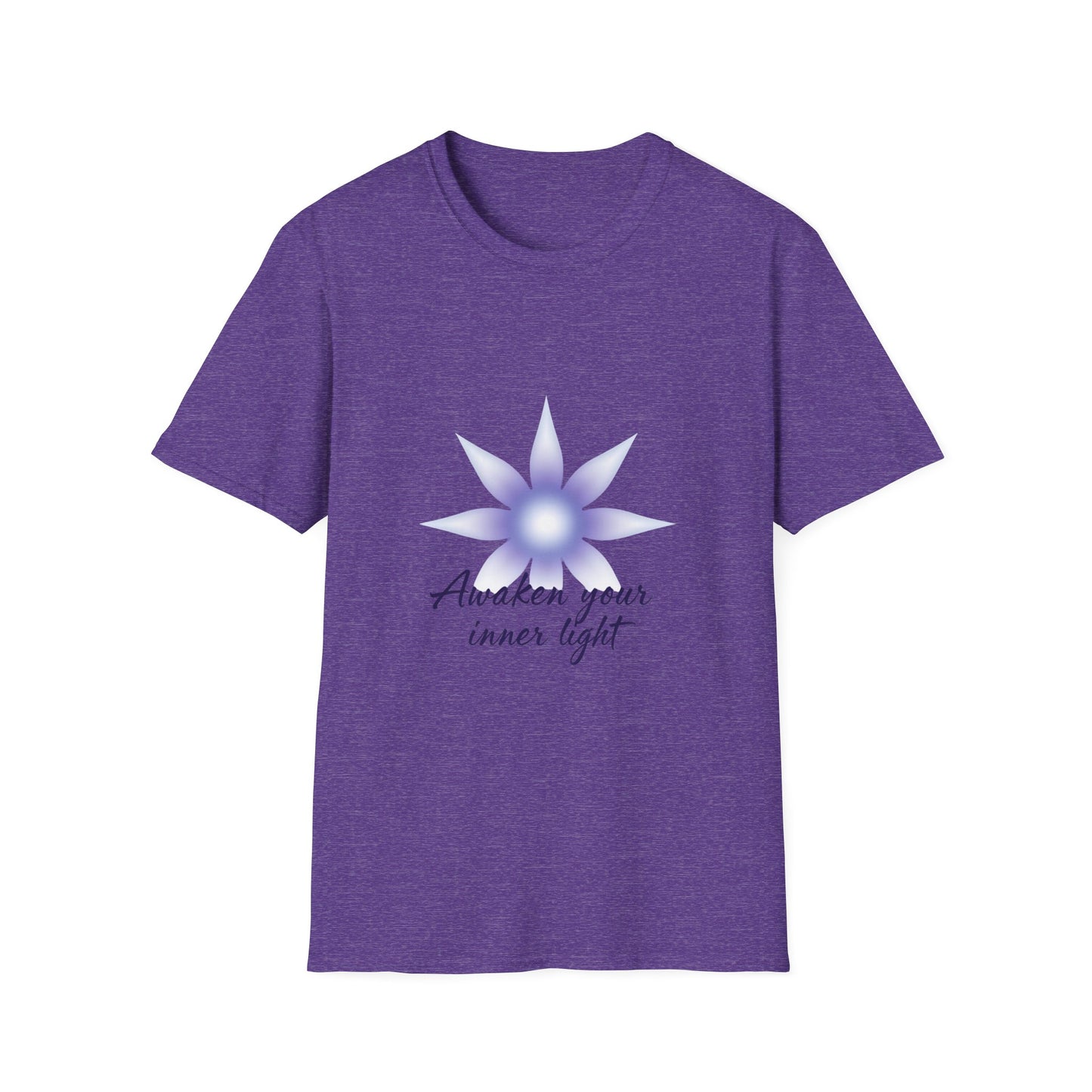 Unisex Spiritual T-Shirt, Awaken Your Inner Light Tee, Mindfulness Gift, Yoga Apparel, Self-Care Shirt, Boho Fashion, Enlightenment Wear