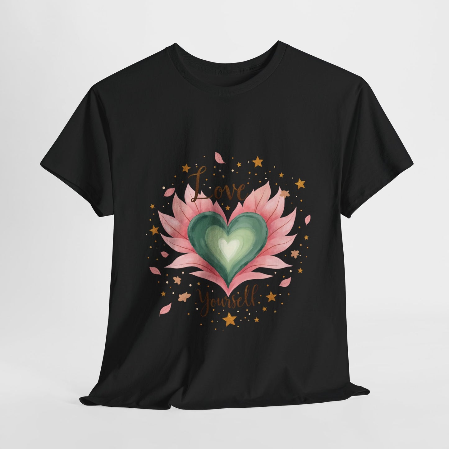 Inspirational Love Yourself T-Shirt - Unisex Heavy Cotton Tee